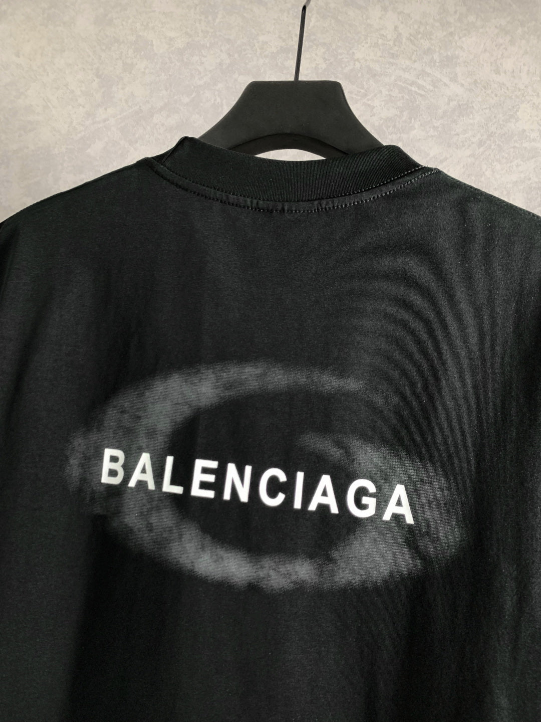 BALENCIAGA Gradient Logo Print T-Shirt Premium Cotton Oversized Unisex - Size XS–L