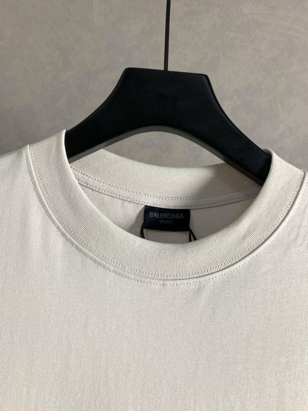 BALENCIAGA Gradient Logo Front Print T-Shirt Premium Cotton Oversized Unisex - Size XS–L