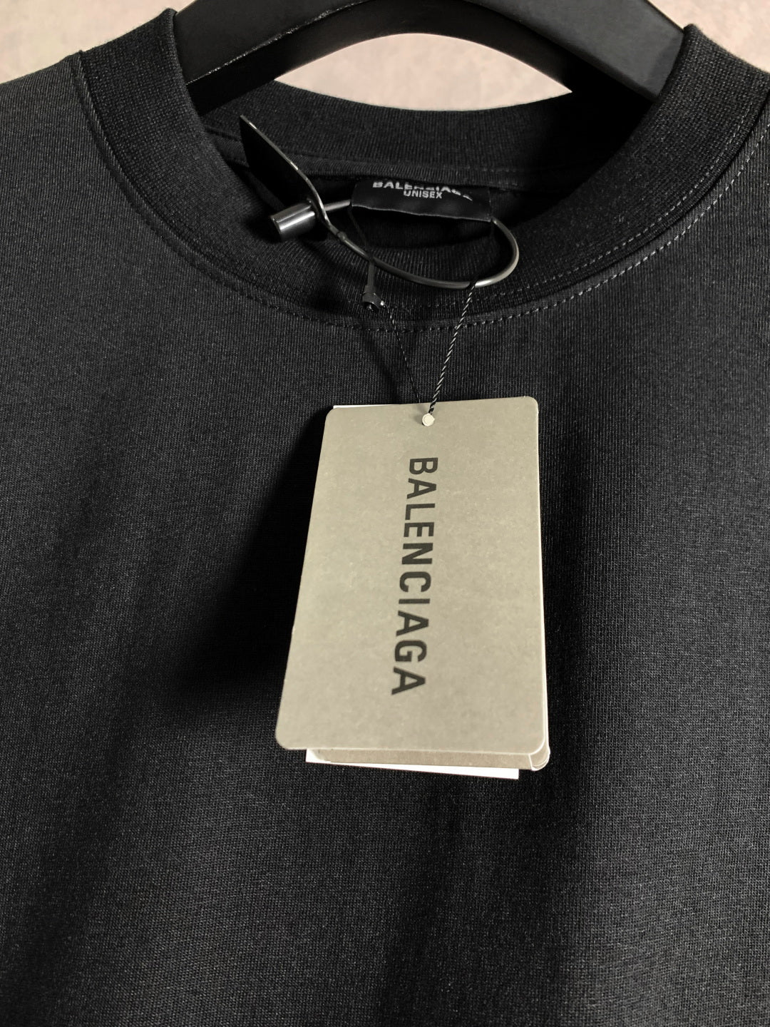 BALENCIAGA Back Tape Logo T-Shirt Premium Cotton Layered Print Oversized Unisex - Size XS–L