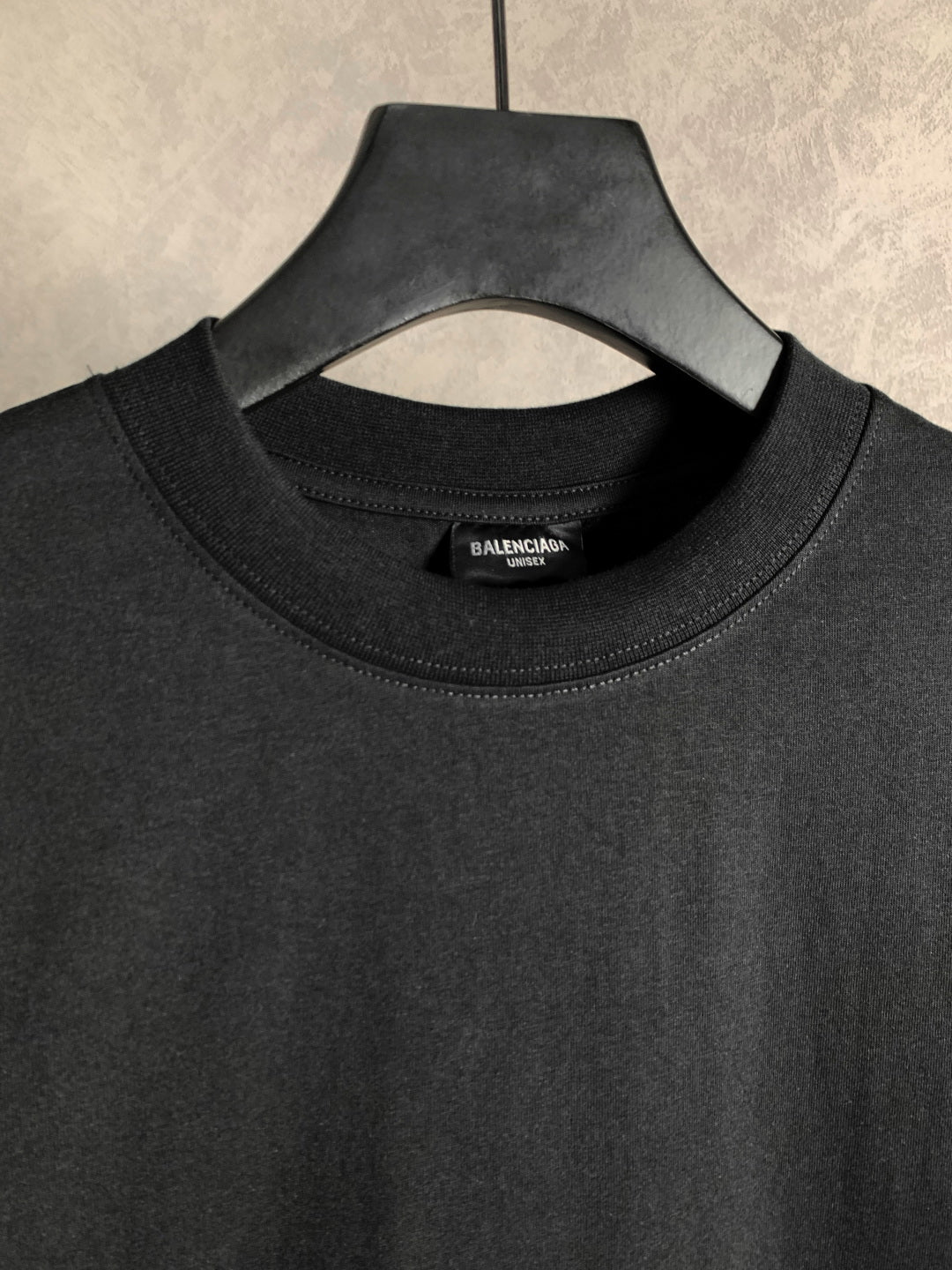 BALENCIAGA Back Tape Logo T-Shirt Premium Cotton Layered Print Oversized Unisex - Size XS–L