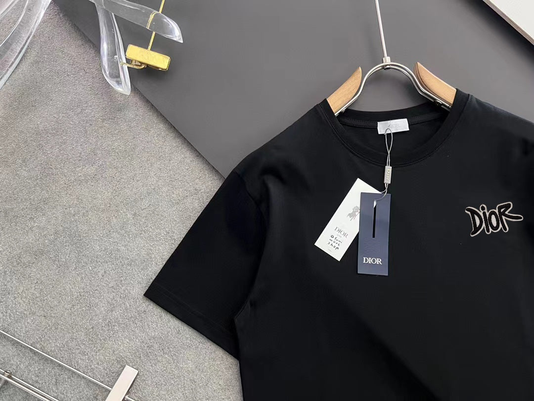 DIOR 2025 Early Spring Handcrafted Logo T-Shirt | Oversized Fit | Unisex | Sizes S–XXL
