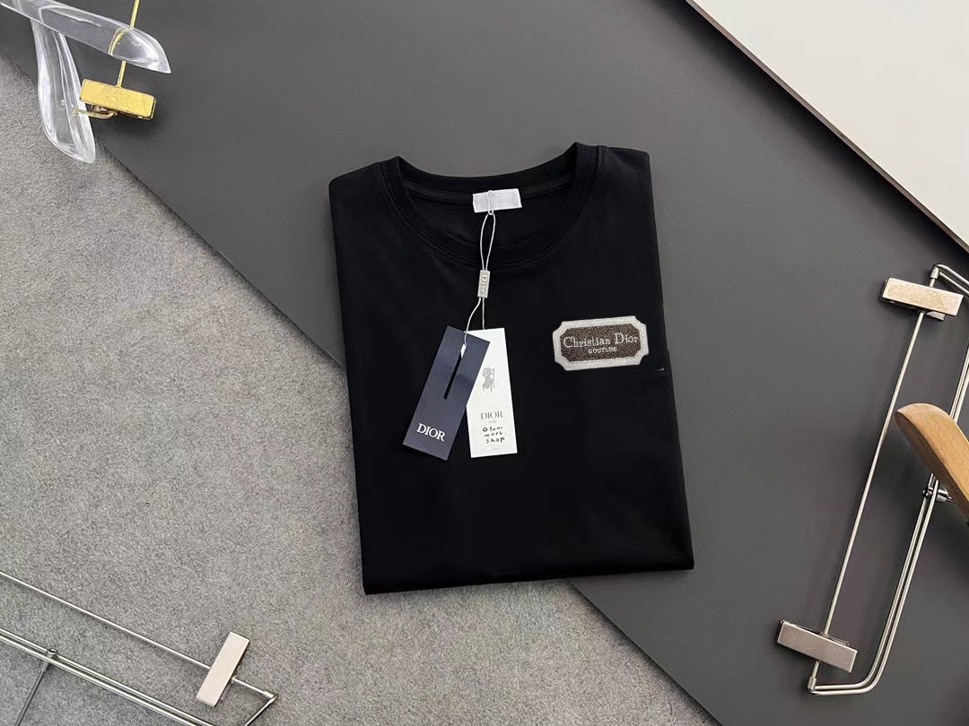 DIOR 2025 Early Spring Handcrafted Logo T-Shirt | Oversized Fit | Unisex | Sizes S–XXL