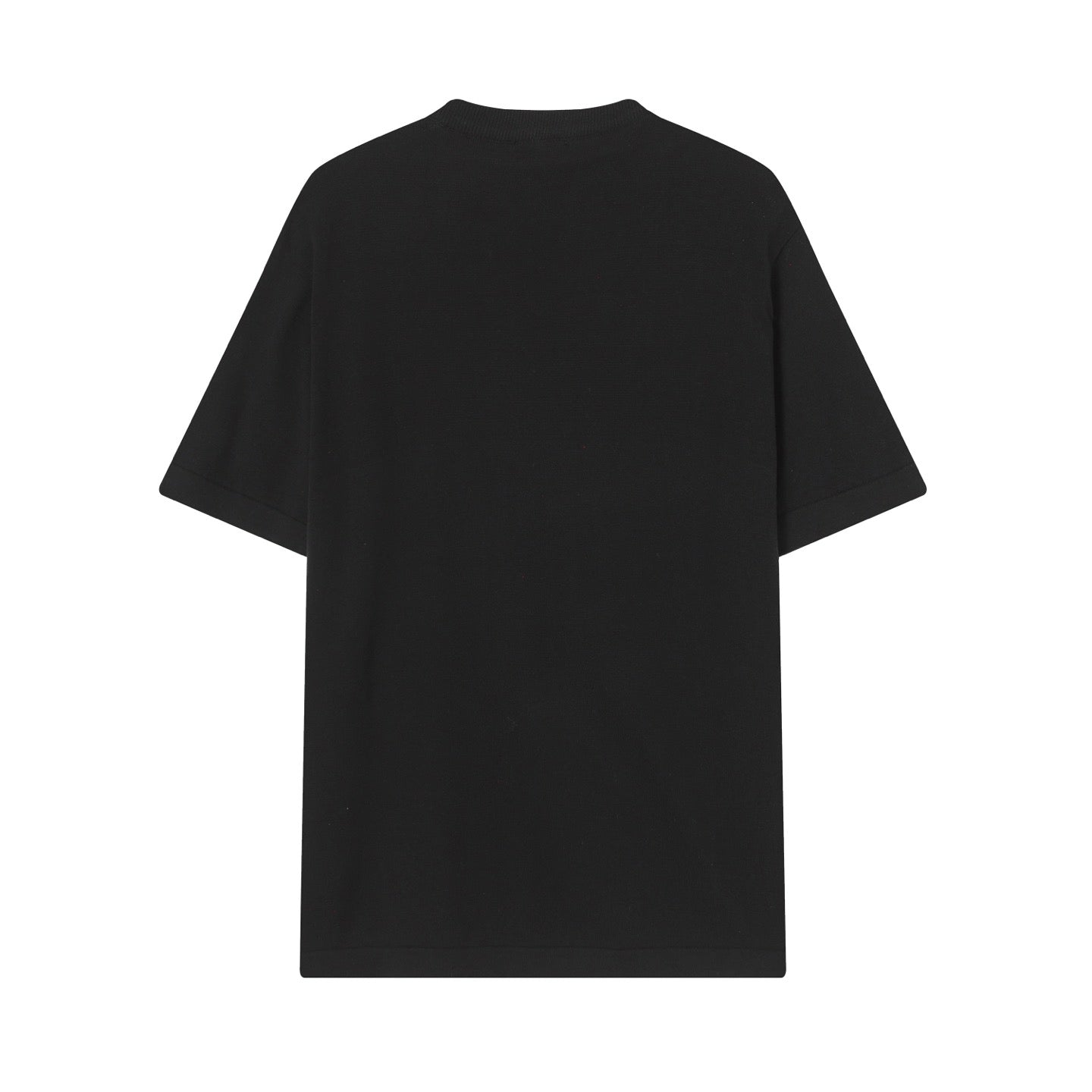 DIOR Logo Jacquard Knit Crewneck T-Shirt – Unisex Classic, Premium Edition (XS-L, Black/White)