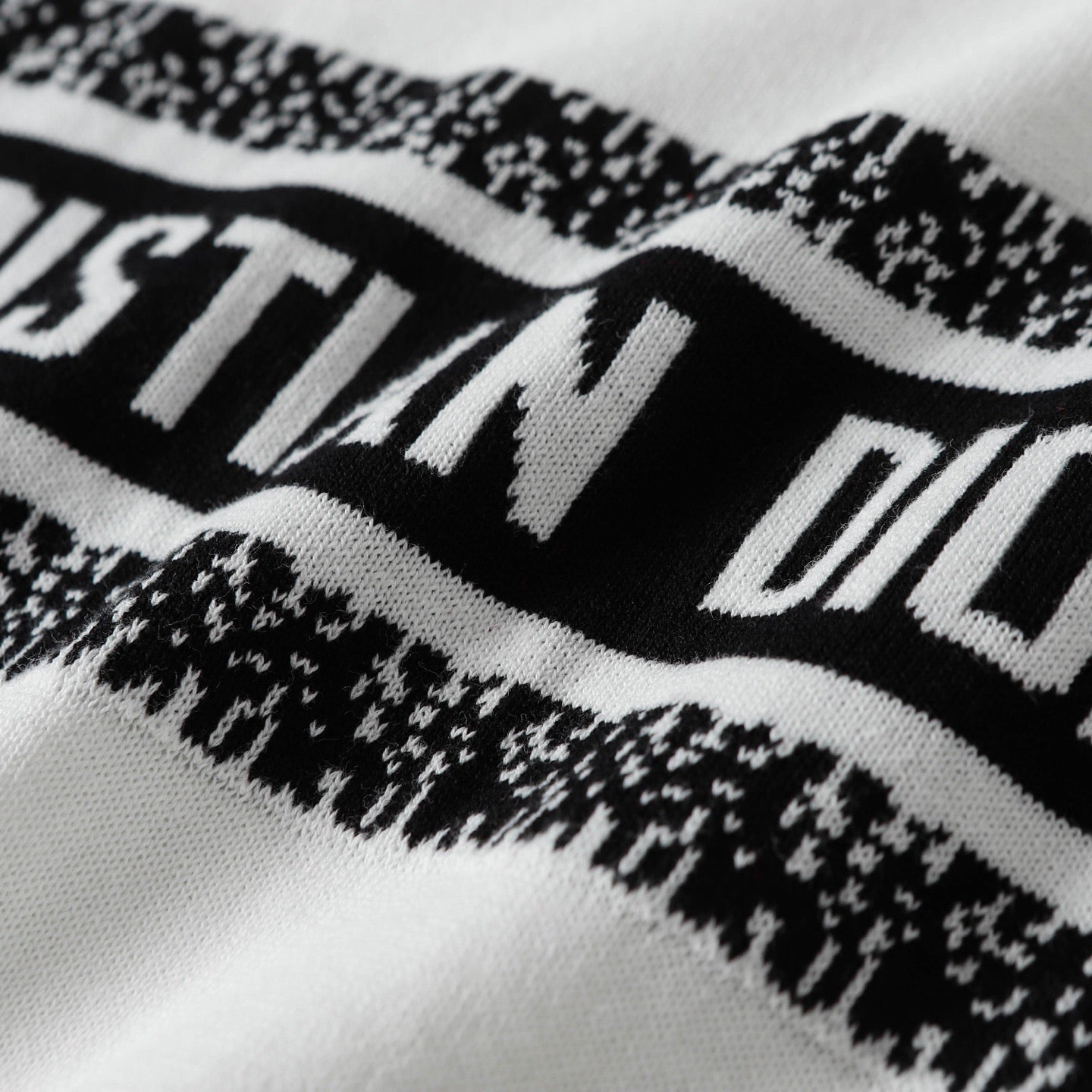 DIOR Logo Jacquard Knit Crewneck T-Shirt – Unisex Classic, Premium Edition (XS-L, Black/White)