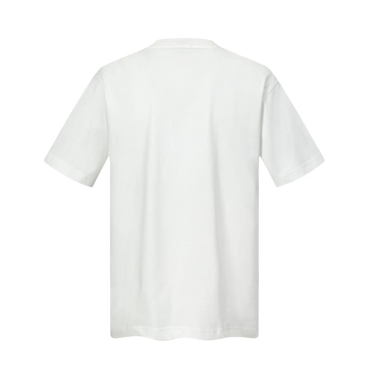 DIOR 3D Embroidered Logo T-Shirt – Premium 280g Combed Cotton, Unisex (S–XL)