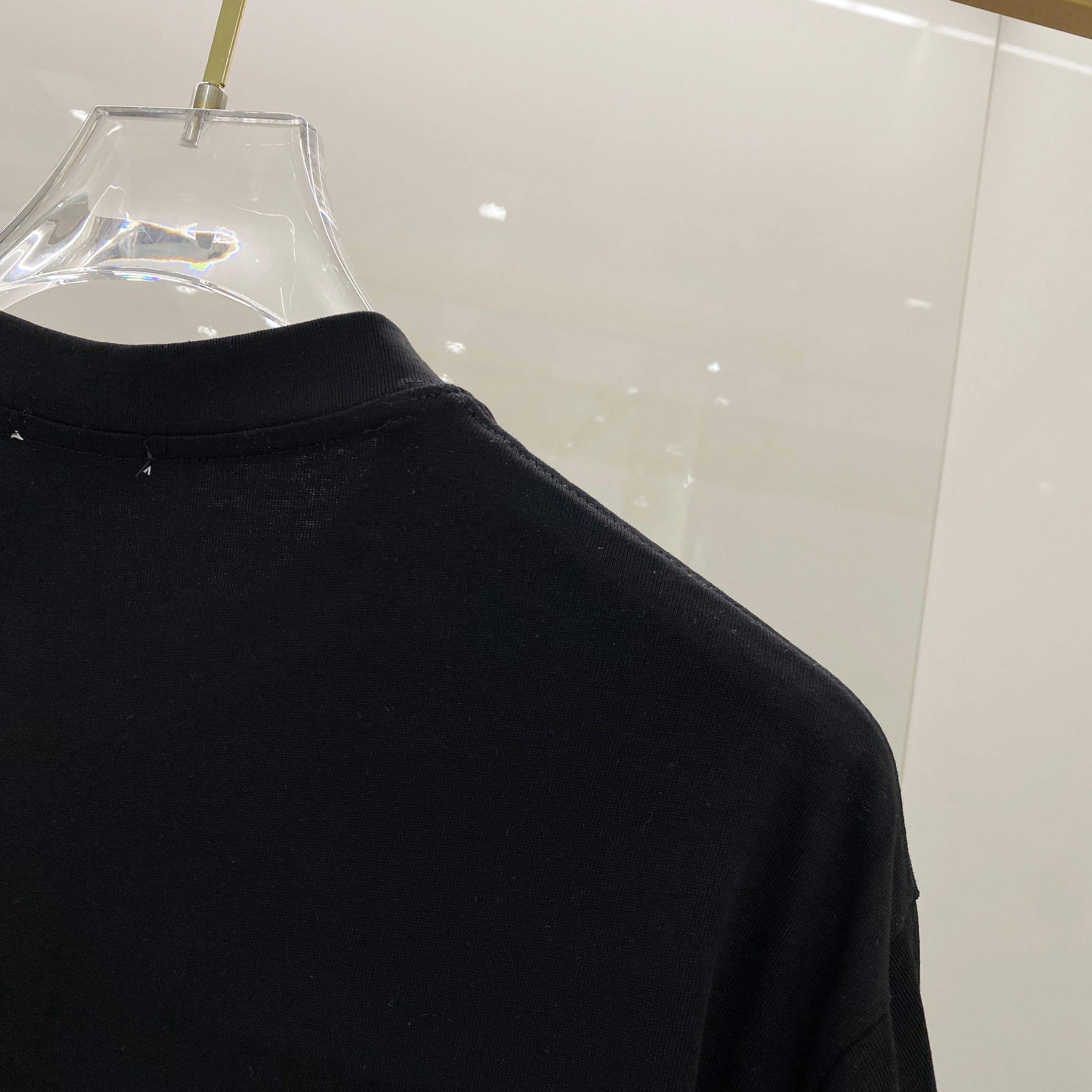 DIOR 25SS Oversized Logo Patch Print T-Shirt – Premium 280g Cotton | Unisex | Sizes 48–56