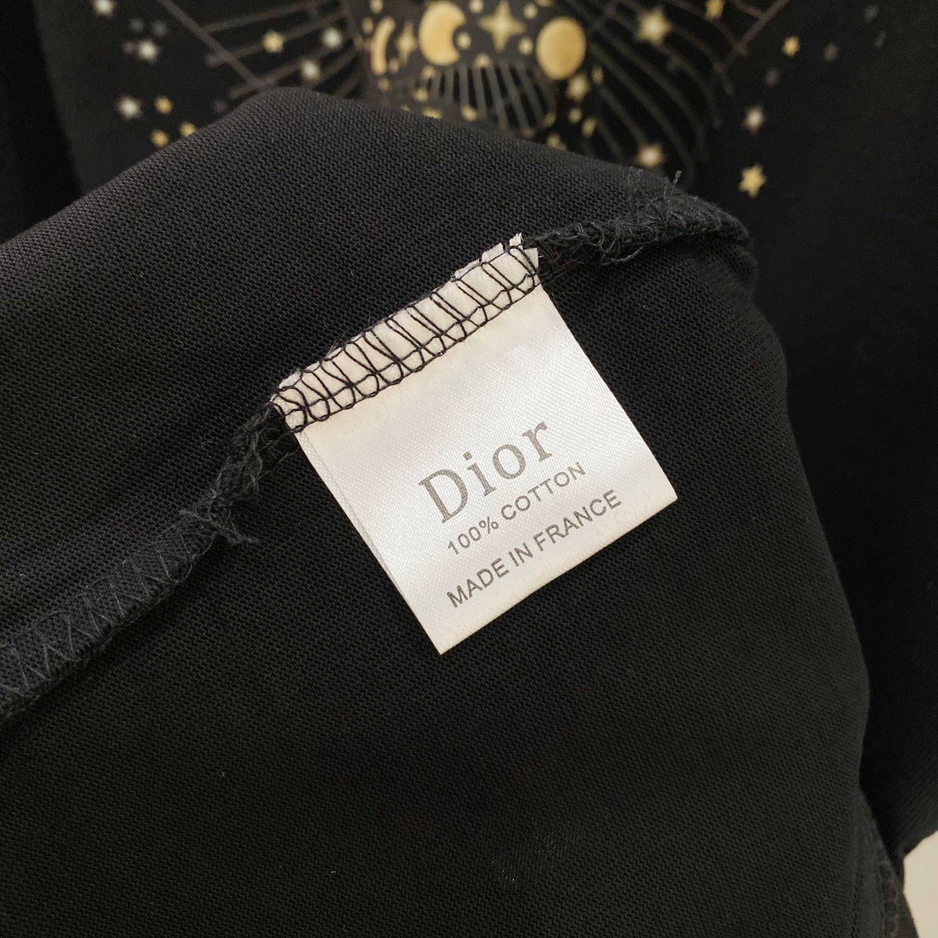 DIOR 25SS Oversized Logo Patch Print T-Shirt – Premium 280g Cotton | Unisex | Sizes 48–56