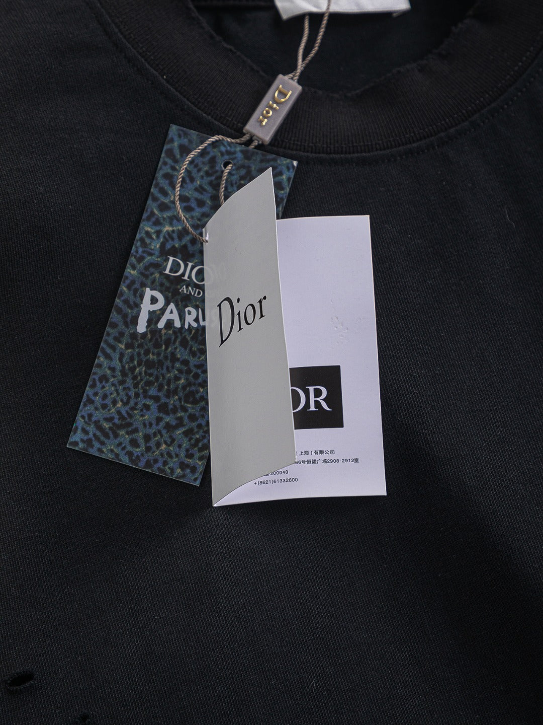 Christian Dior 25SS CD Lily Patch & Logo Embroidery T-Shirt – Premium Cotton | Sizes S–XL