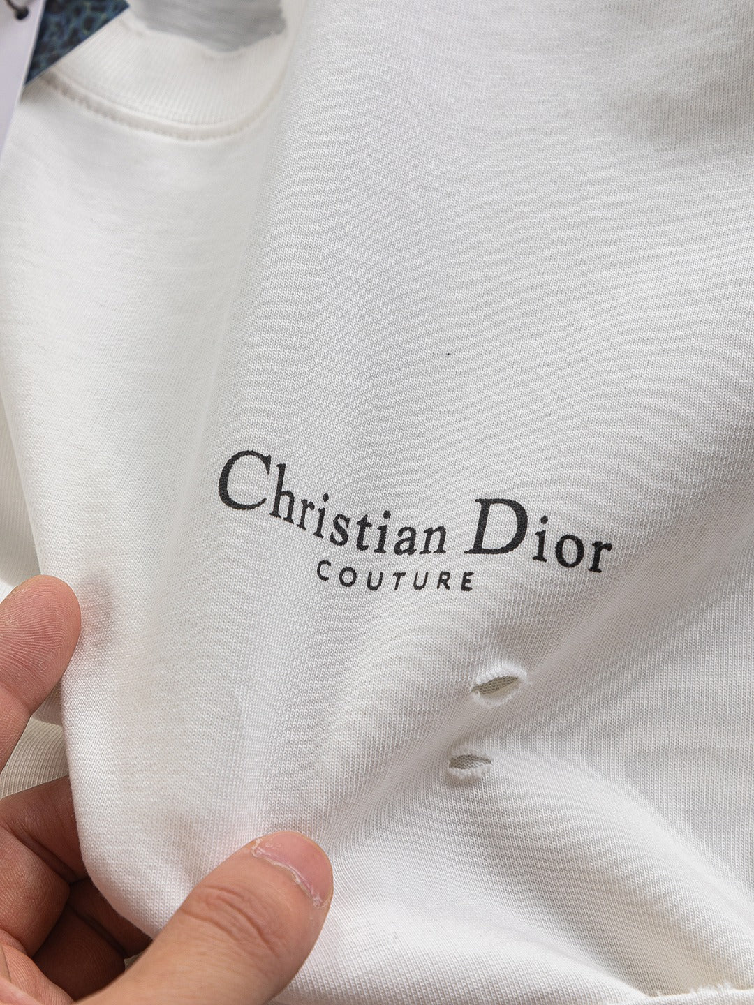 Christian Dior 25SS CD Lily Patch & Logo Embroidery T-Shirt – Premium Cotton | Sizes S–XL