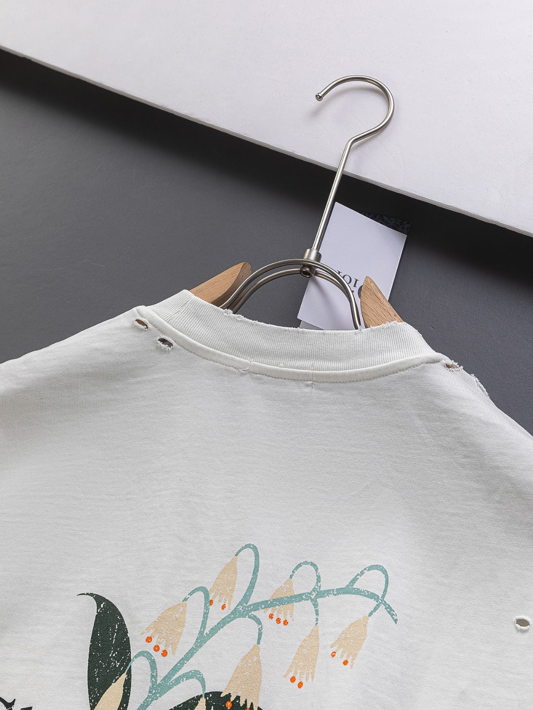 Christian Dior 25SS CD Lily Patch & Logo Embroidery T-Shirt – Premium Cotton | Sizes S–XL