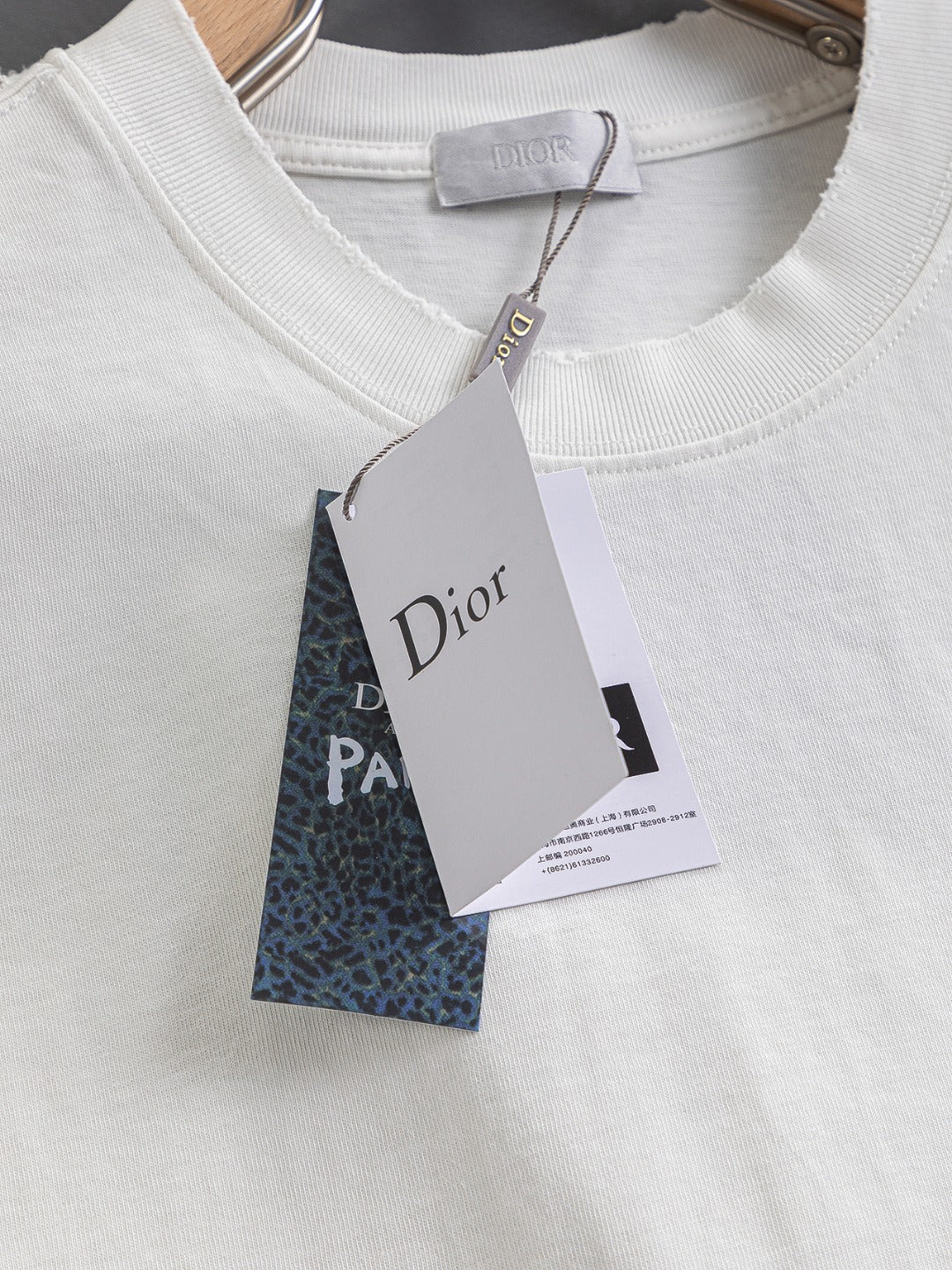 Christian Dior 25SS CD Lily Patch & Logo Embroidery T-Shirt – Premium Cotton | Sizes S–XL