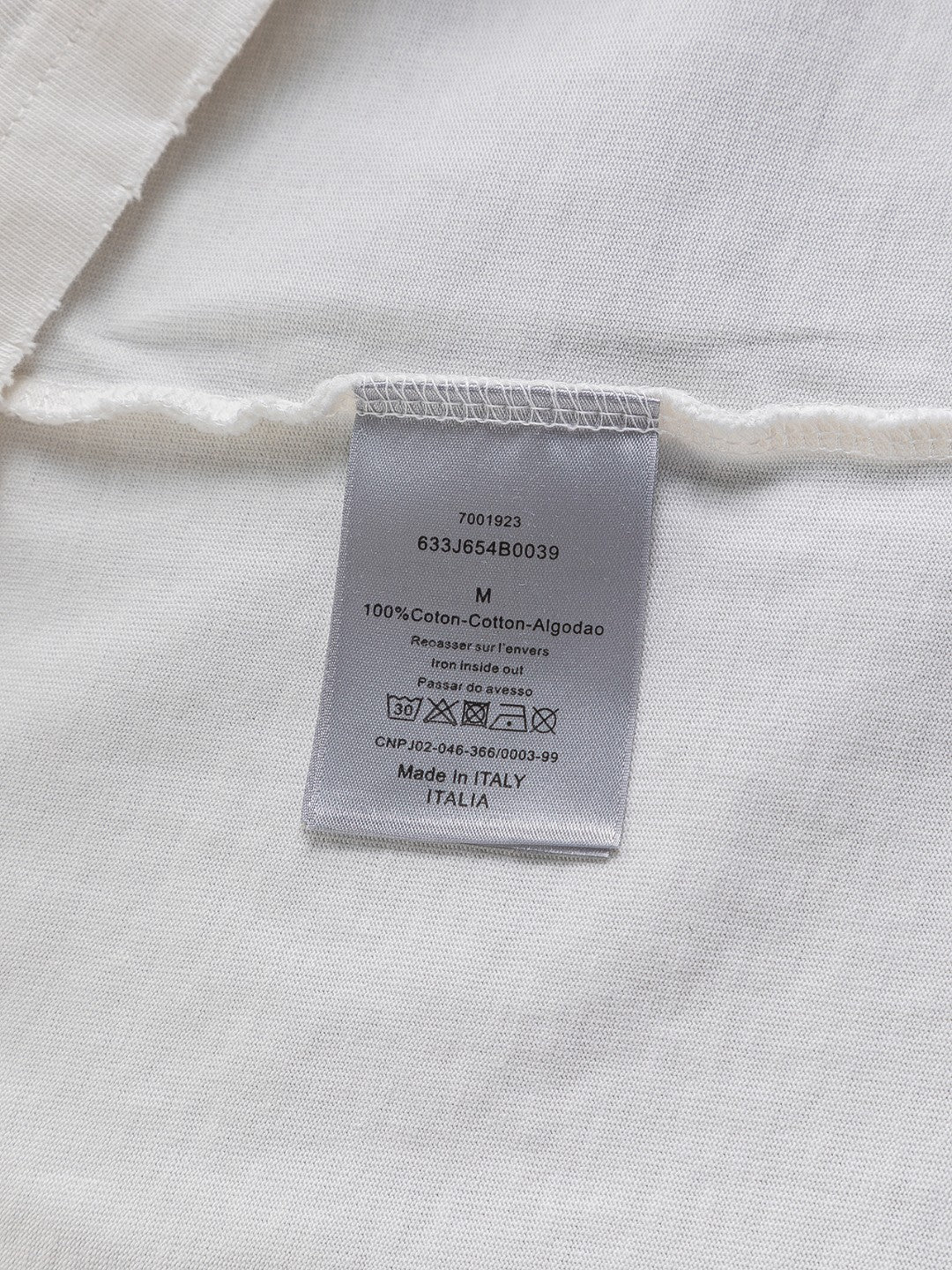 Christian Dior 25SS CD Lily Patch & Logo Embroidery T-Shirt – Premium Cotton | Sizes S–XL