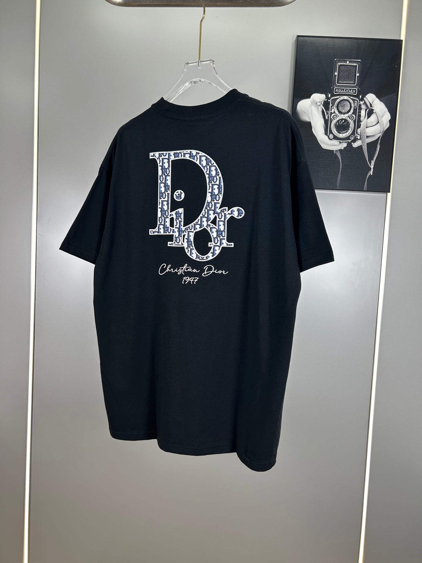 Christian Dior 25SS 320g Brushed Logo Cotton T-Shirt – Black & White | XS–L