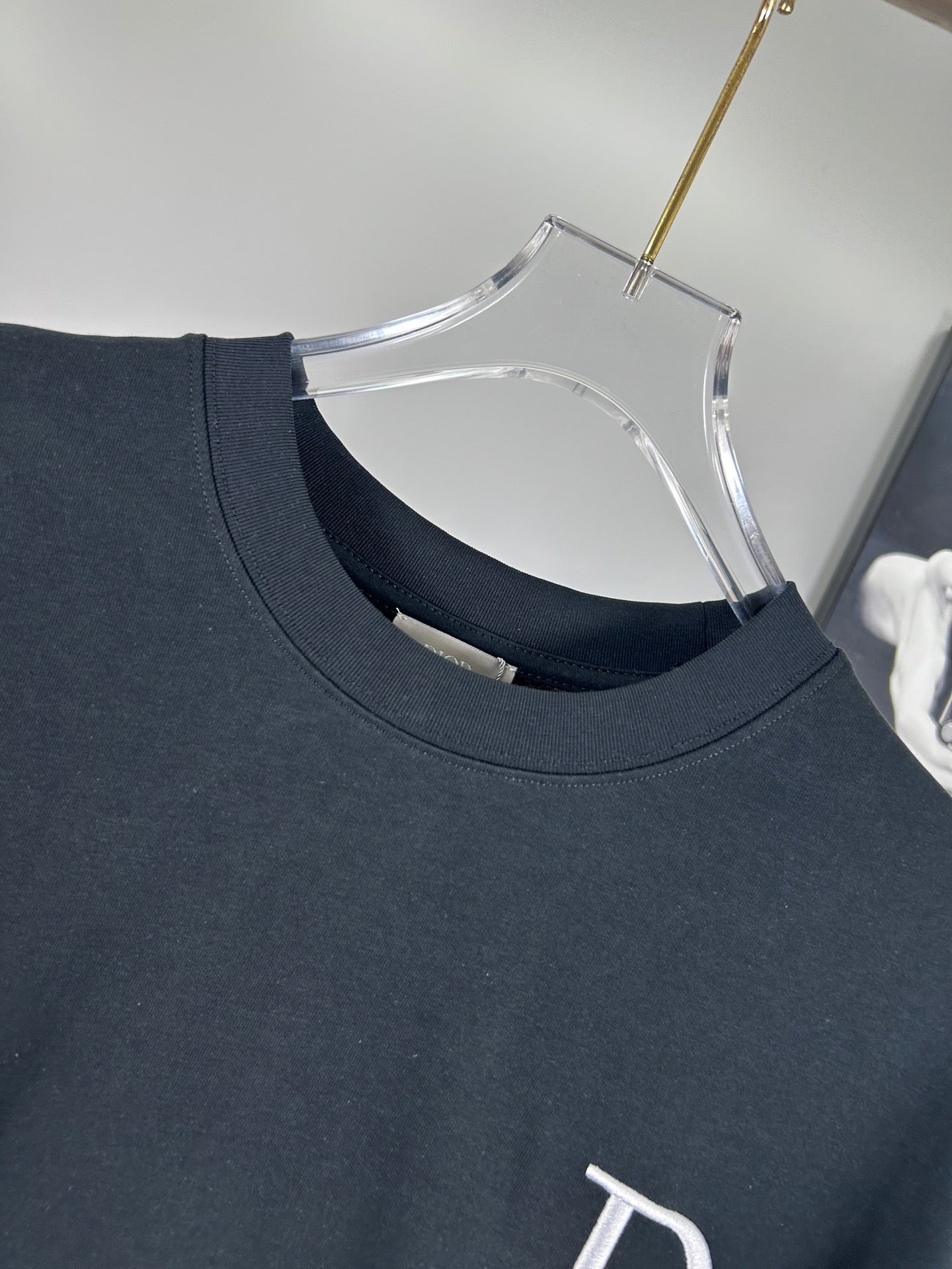 Christian Dior 25SS 320g Brushed Logo Cotton T-Shirt – Black & White | XS–L