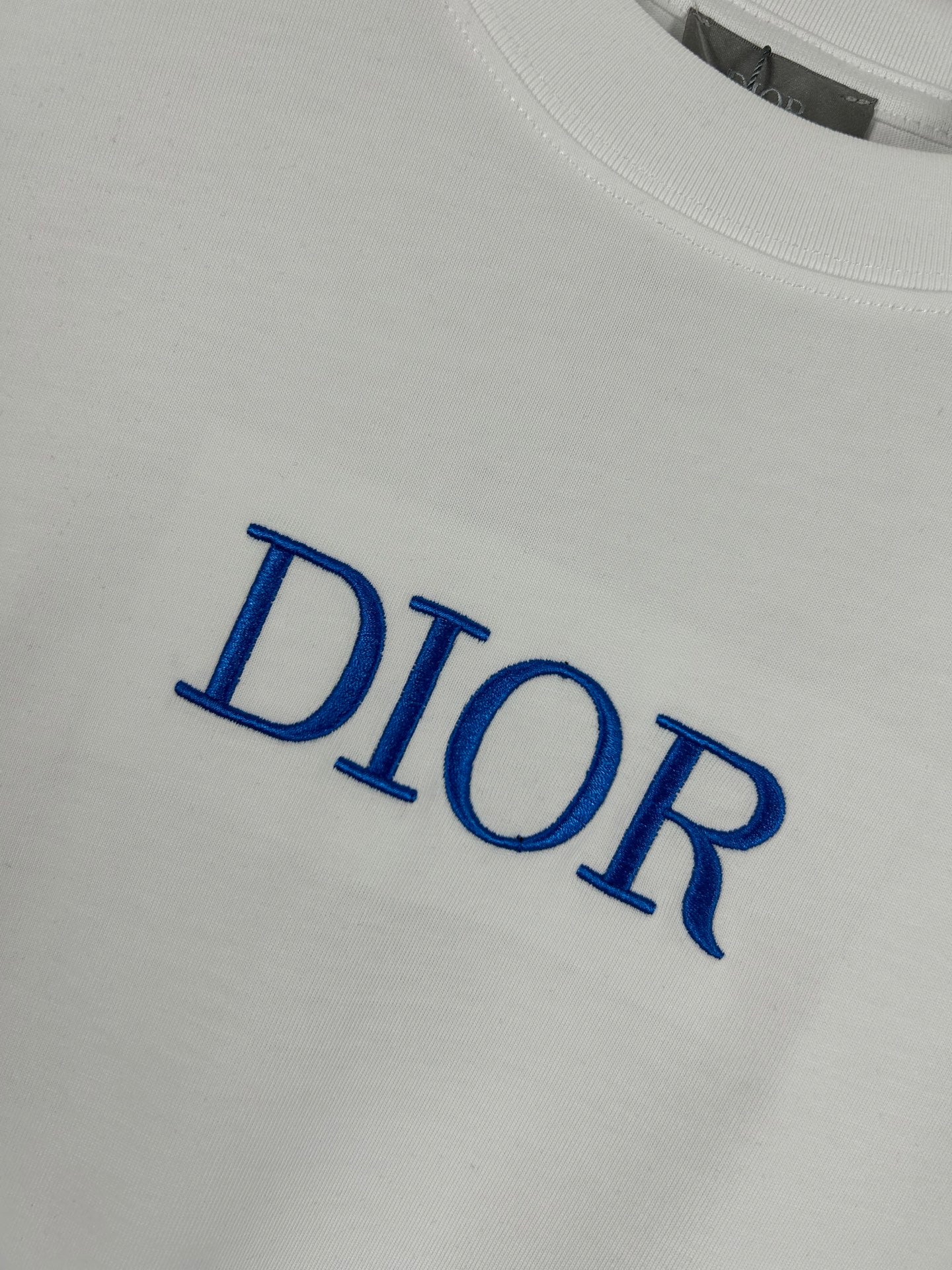Christian Dior 25SS Early Spring Color-Block Embroidered Logo T-Shirt | XS–L