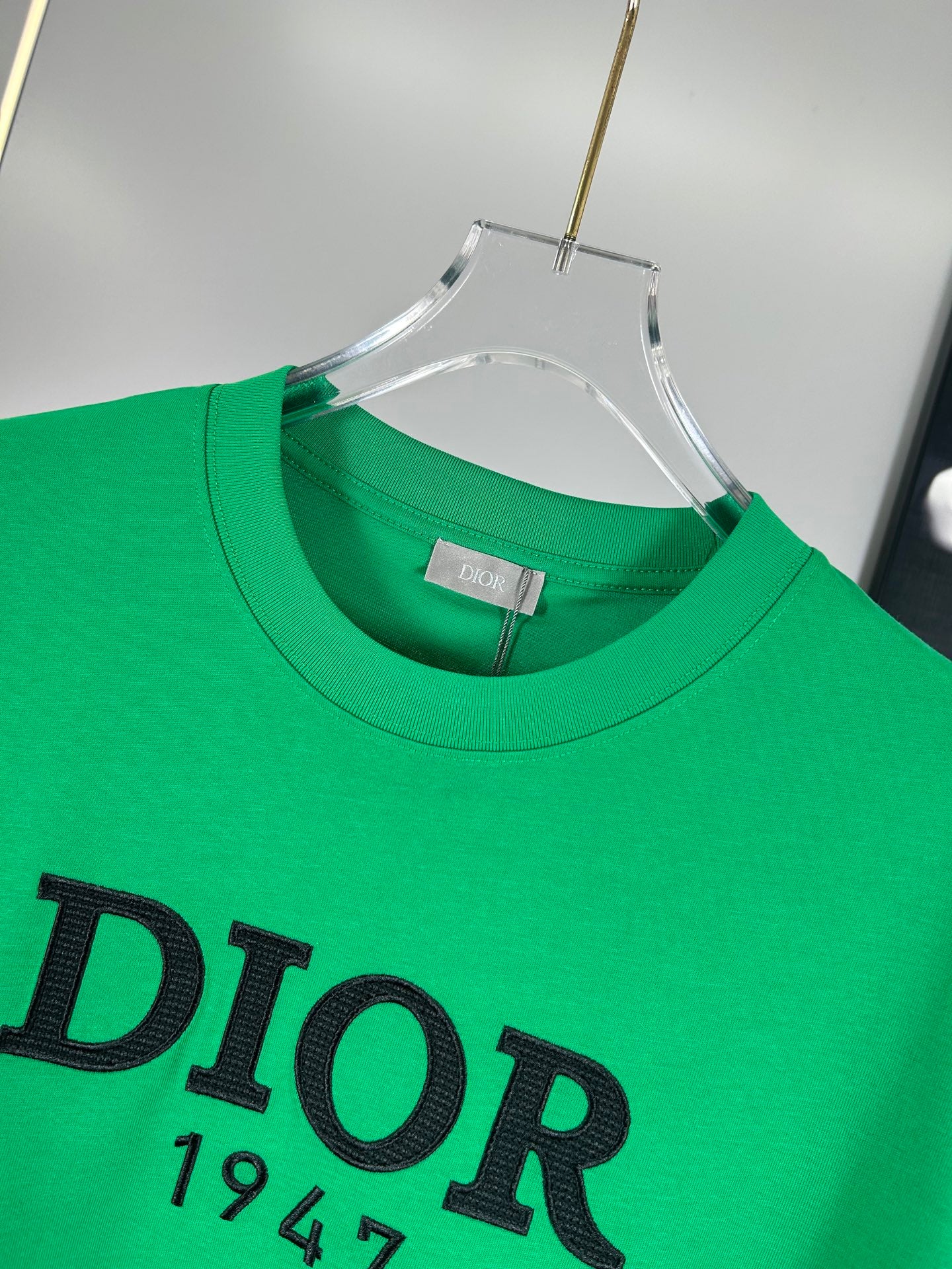 Christian Dior 25SS Early Spring Color-Block Embroidered Logo T-Shirt | XS–L