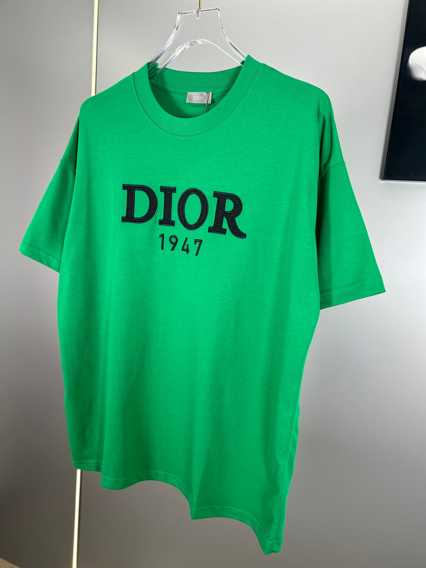 Christian Dior 25SS Early Spring Color-Block Embroidered Logo T-Shirt | XS–L