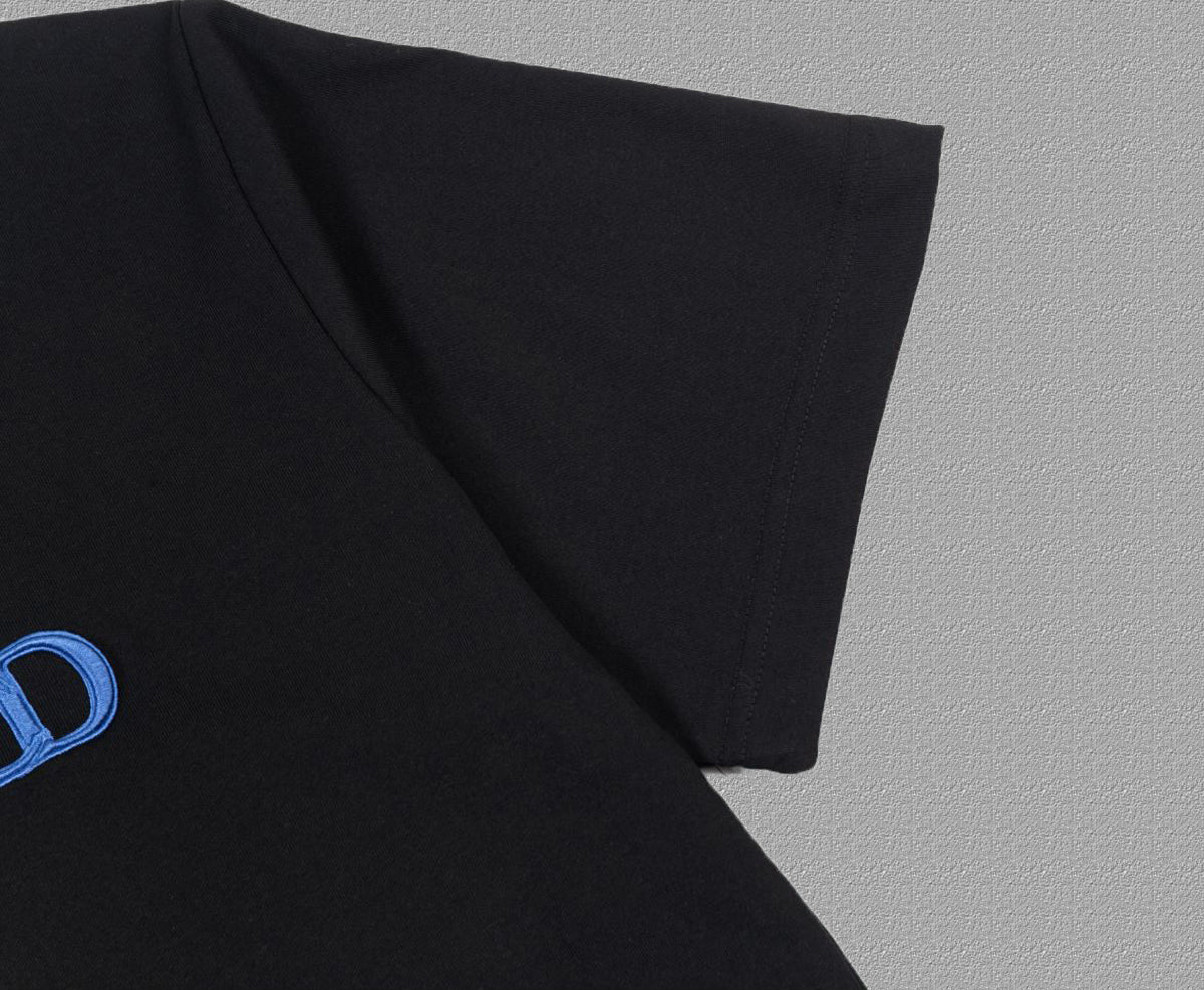 Christian Dior 2024FW Classic CD Embroidered Logo T-Shirt | Unisex | S–XXL