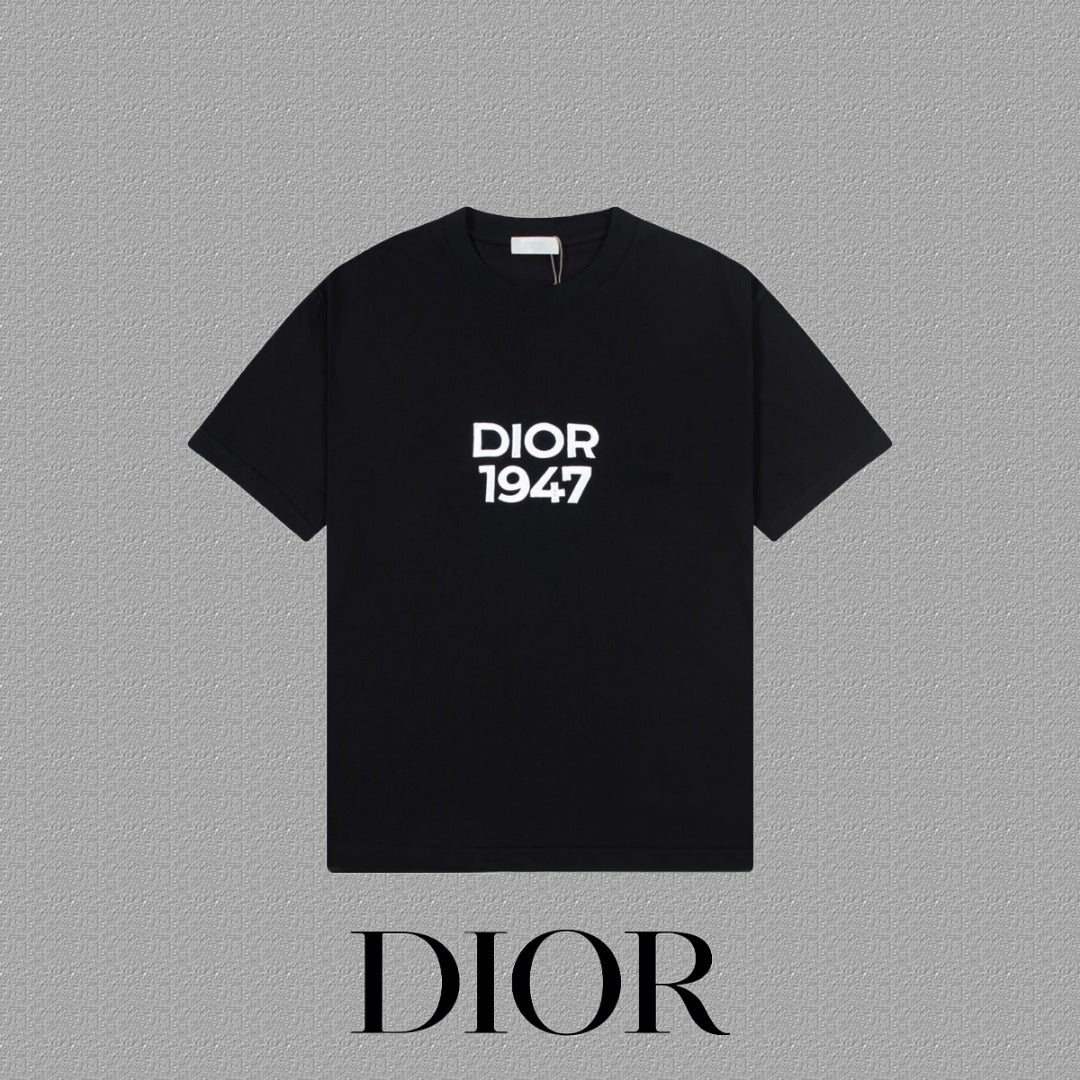 Christian Dior 2024FW Classic CD Embroidered Logo T-Shirt | Unisex | S–XXL