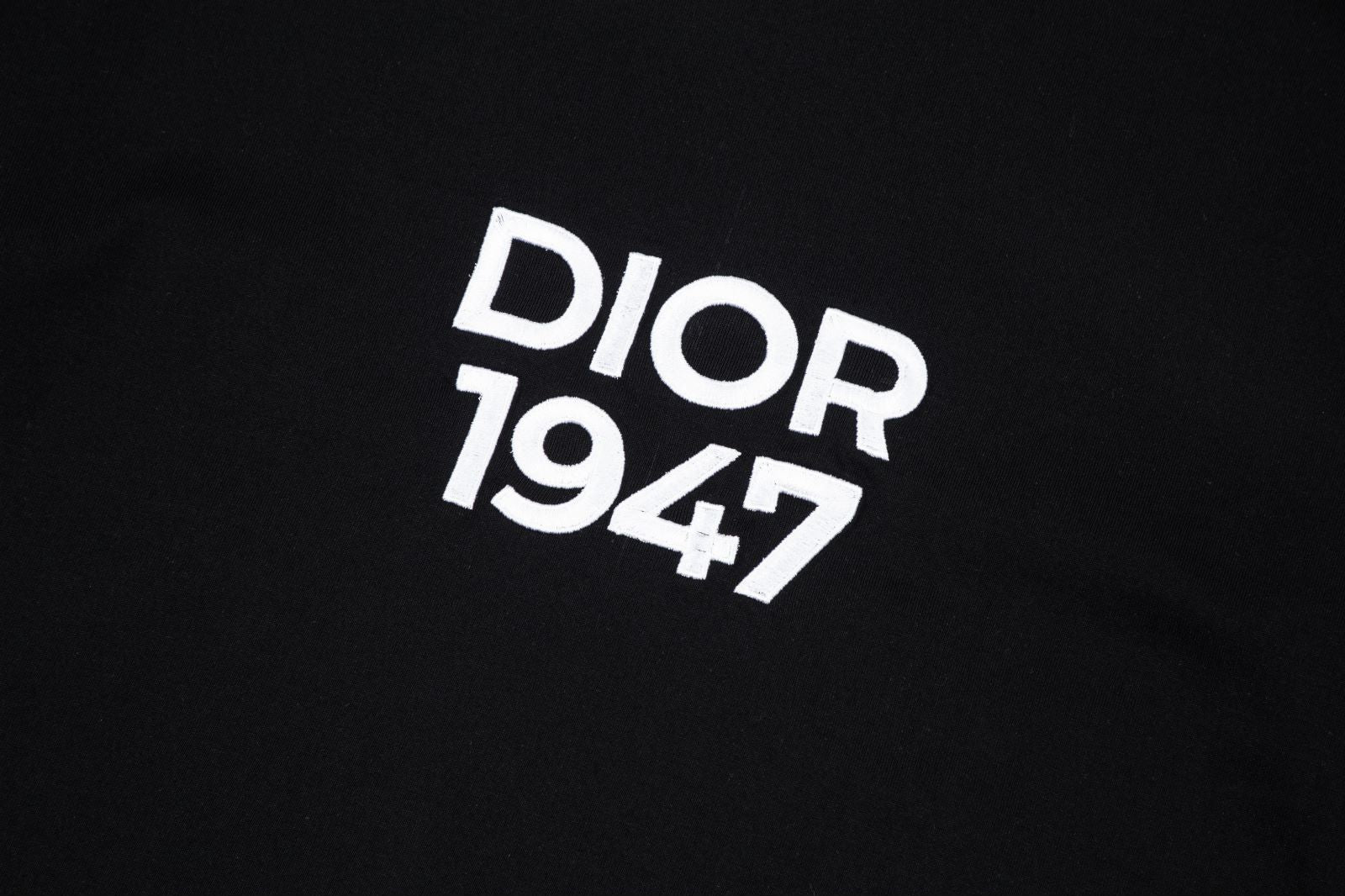 Christian Dior 2024FW Classic CD Embroidered Logo T-Shirt | Unisex | S–XXL