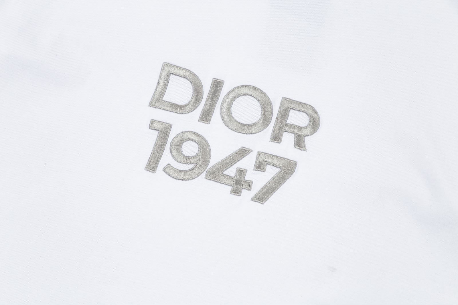 Christian Dior 2024FW Classic CD Embroidered Logo T-Shirt | Unisex | S–XXL