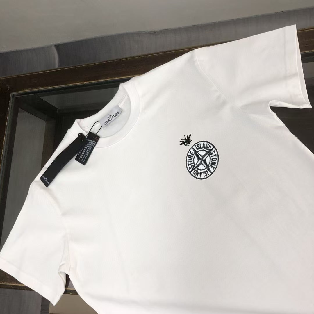 Dior × Stone Island SS25 Embroidered T-Shirt | 280g High-Density Cotton | S–XL