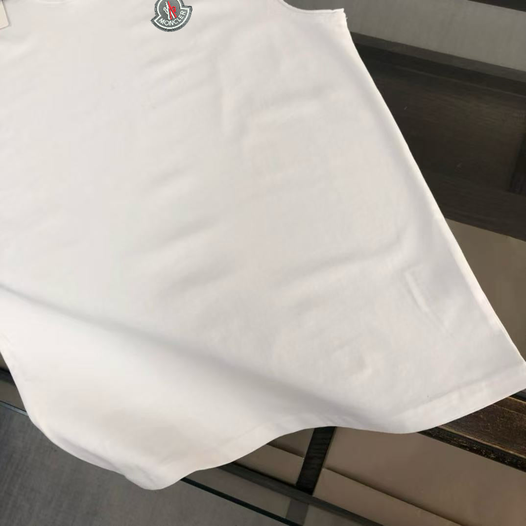 MONCLER 2025 Couple’s Cotton Tank Top Versatile Premium Logo Design Unisex - Size S–XL