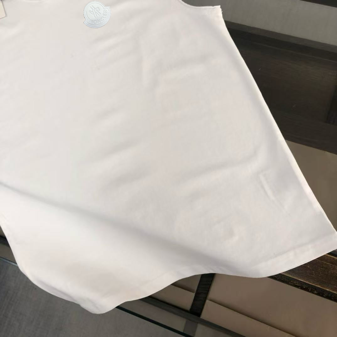 MONCLER 2025 Couple’s Cotton Tank Top Versatile Premium Logo Design Unisex - Size S–XL
