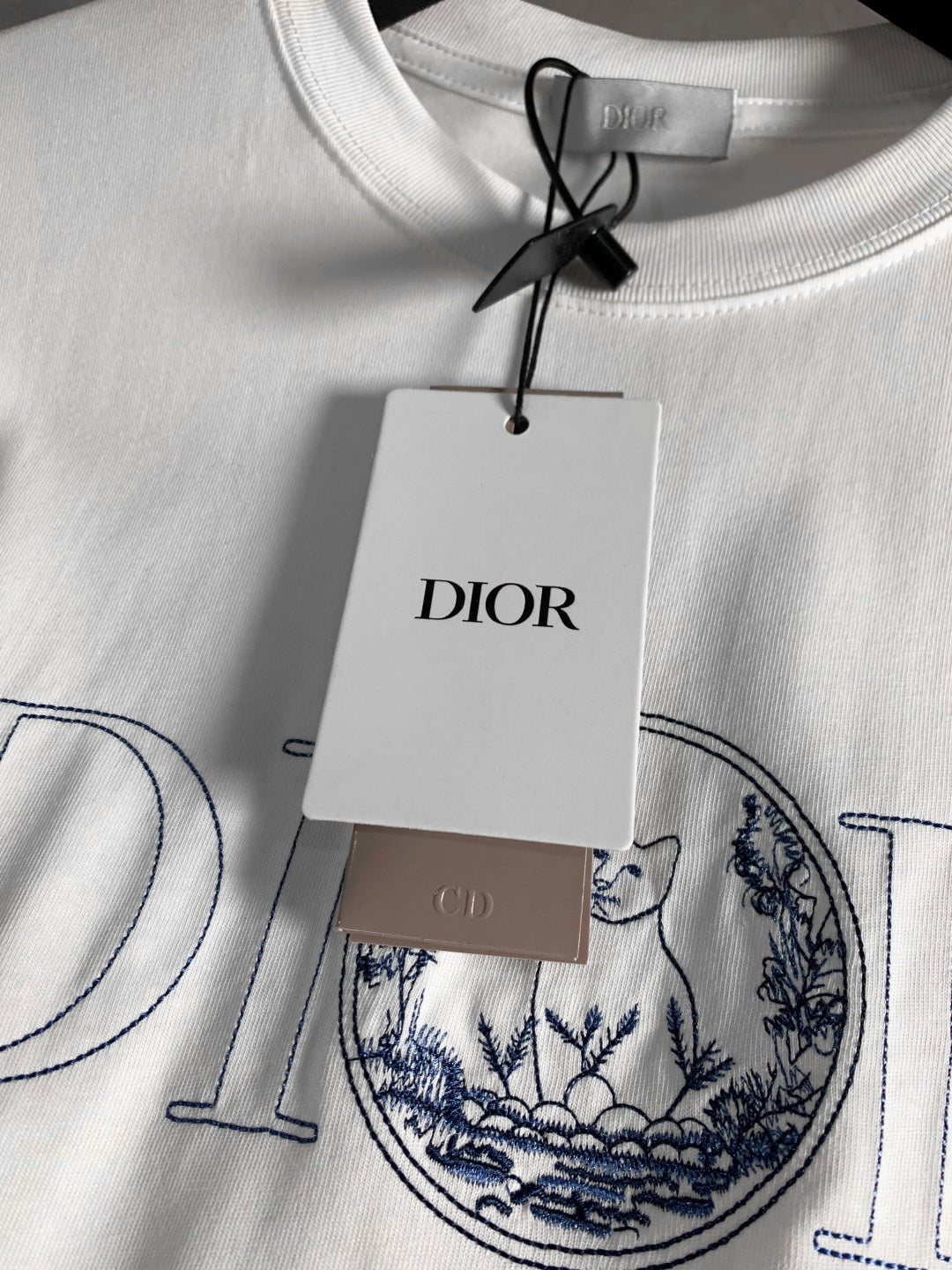 Dior Graphic Print Cotton T-Shirt | Front & Back Artwork | XS–L