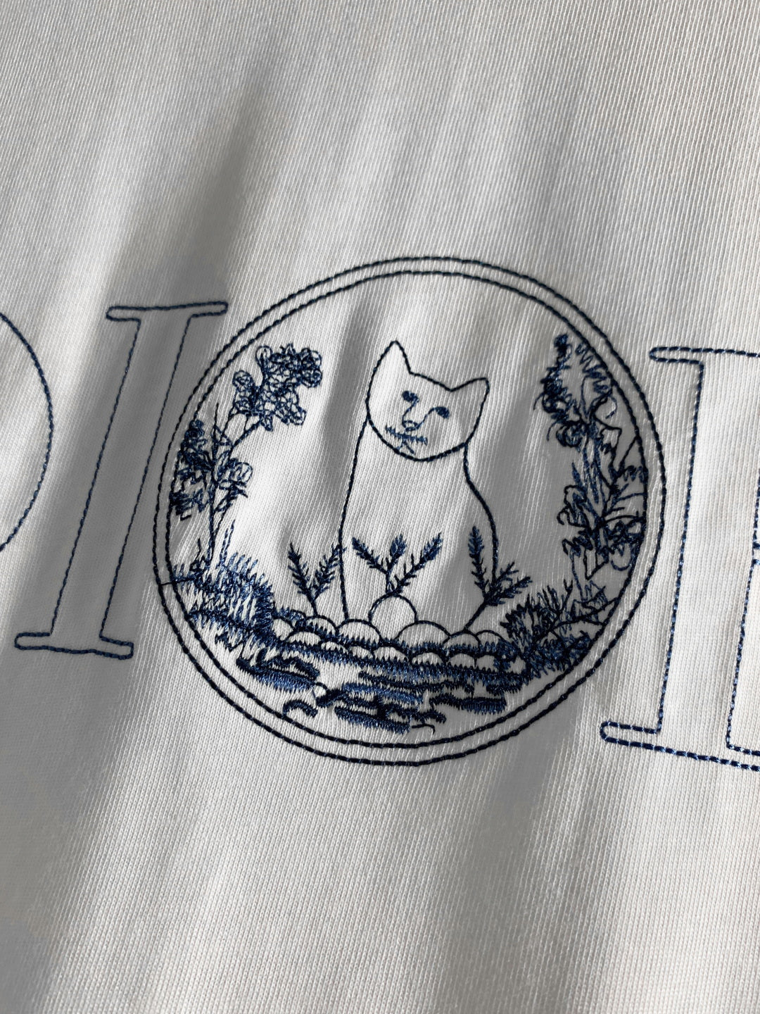 Dior Graphic Print Cotton T-Shirt | Front & Back Artwork | XS–L