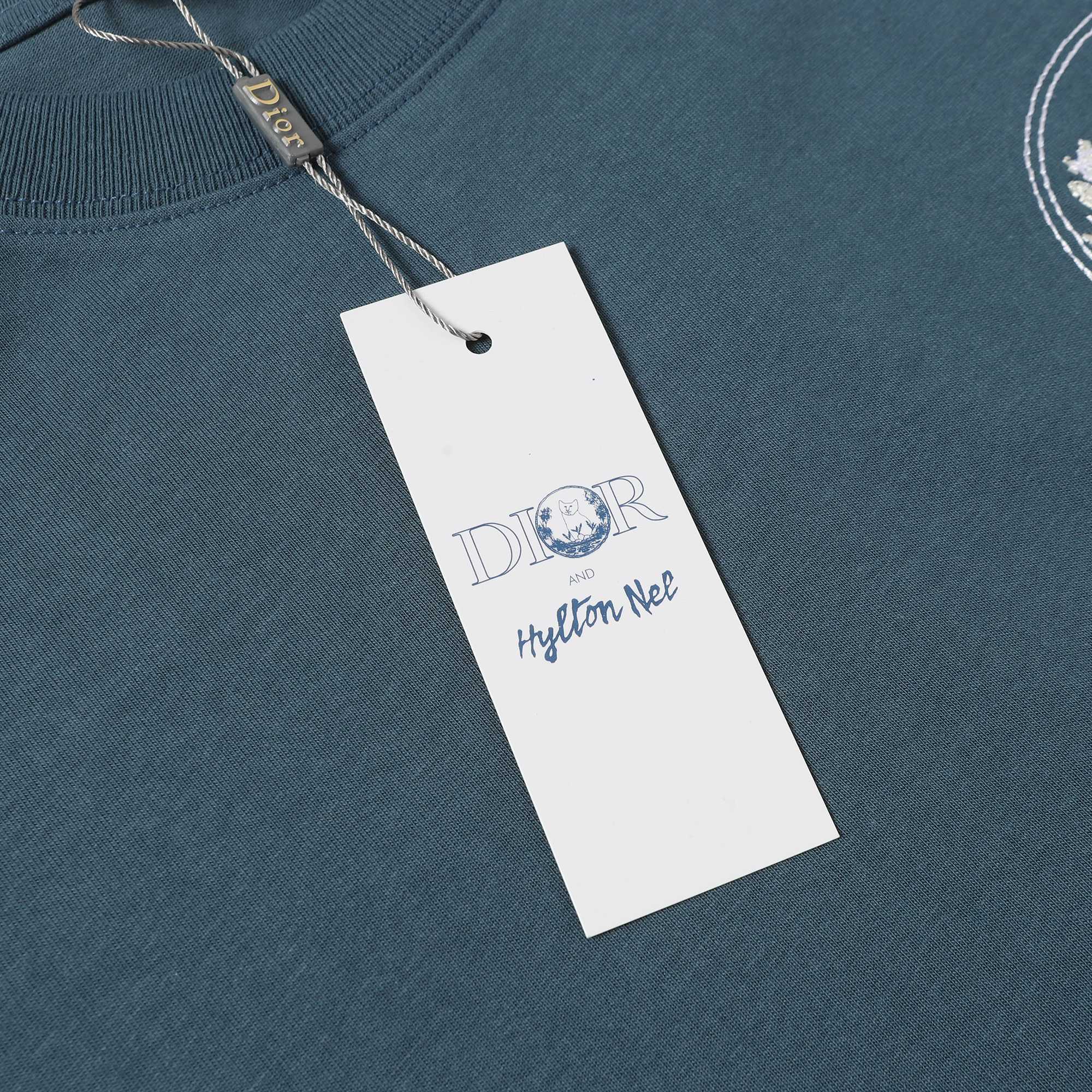 Dior Fox & Cat Embroidery T-Shirt | Premium Cotton | M–XXL