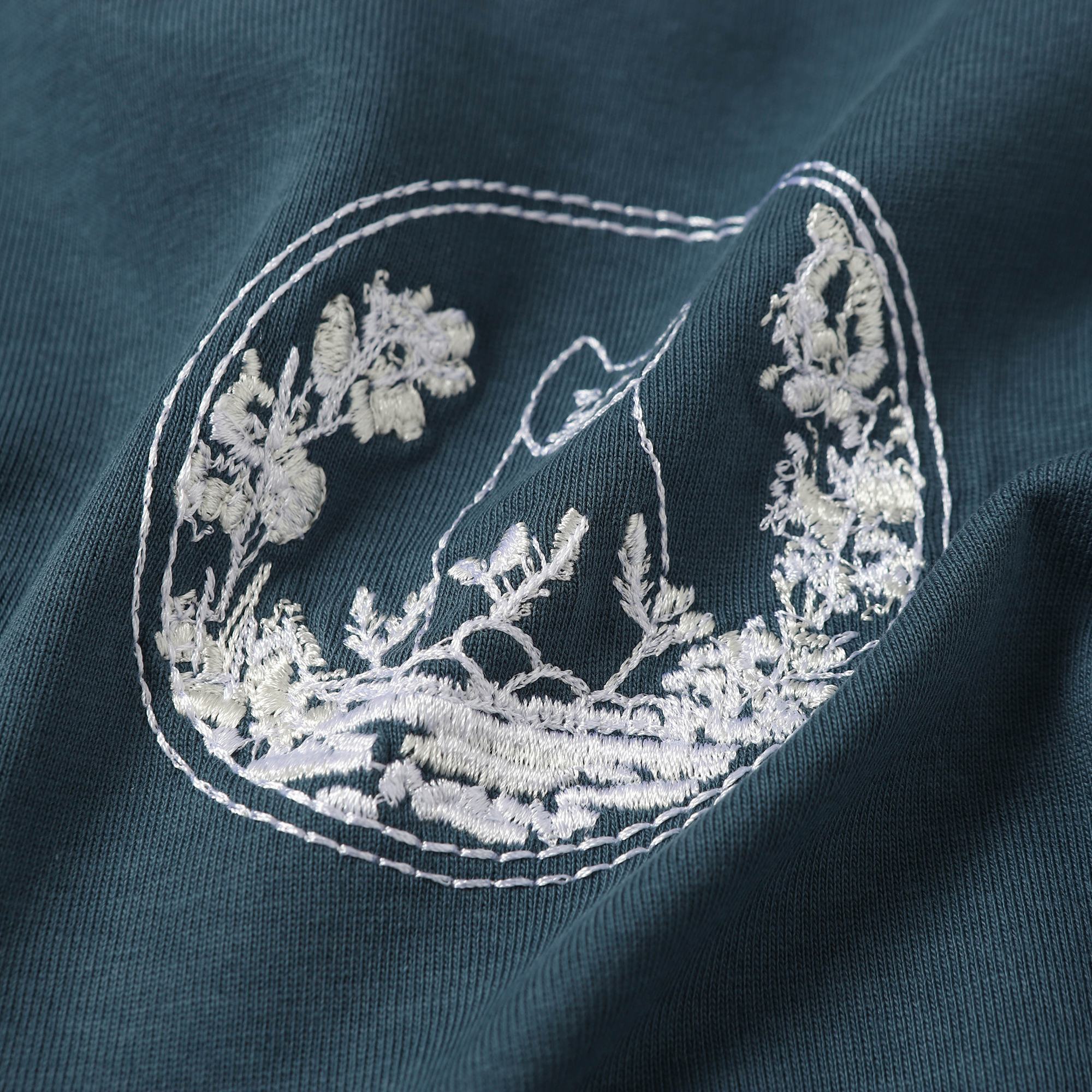 Dior Fox & Cat Embroidery T-Shirt | Premium Cotton | M–XXL