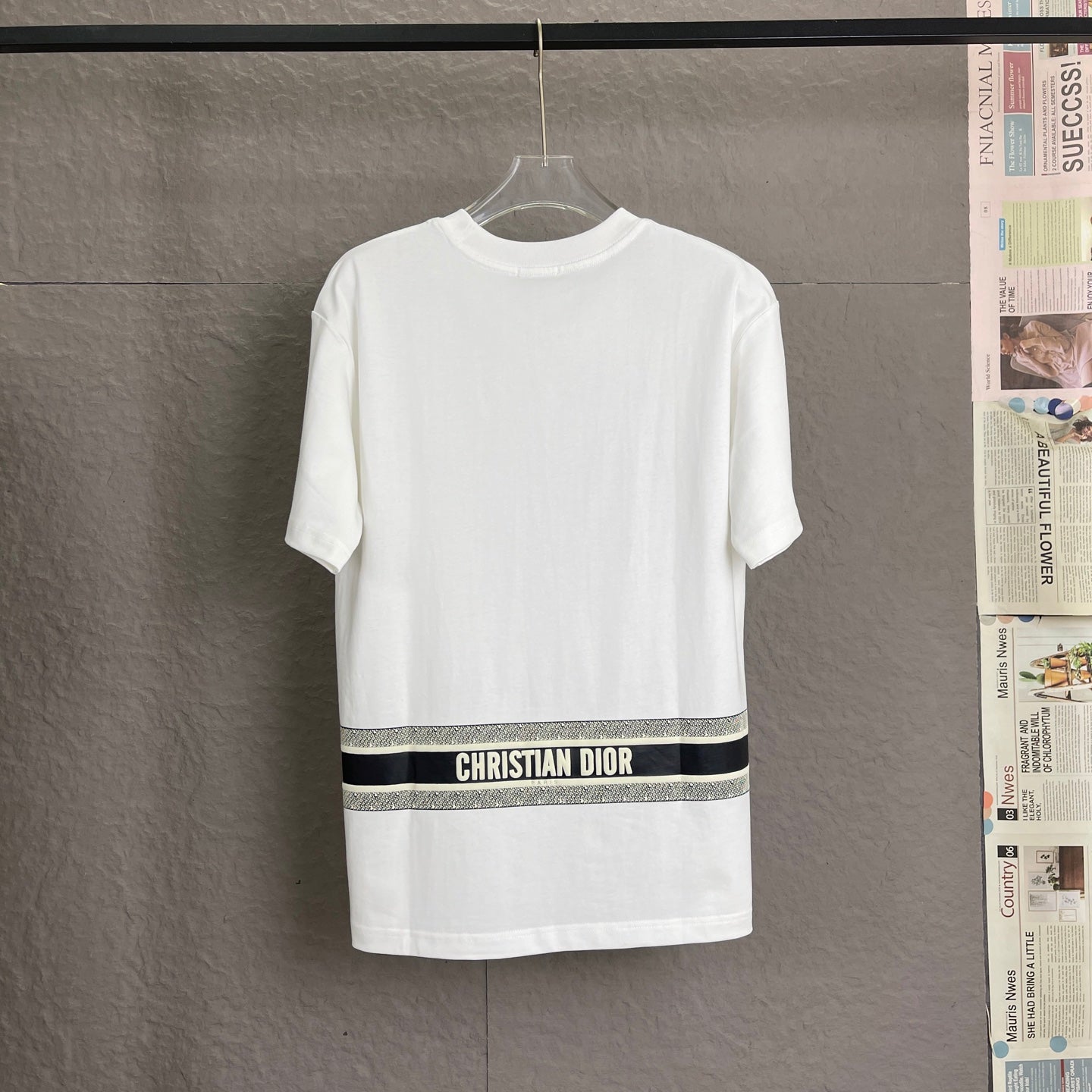 Dior Pocket Embroidery T-Shirt | 300g Premium Cotton | Unisex S–XL