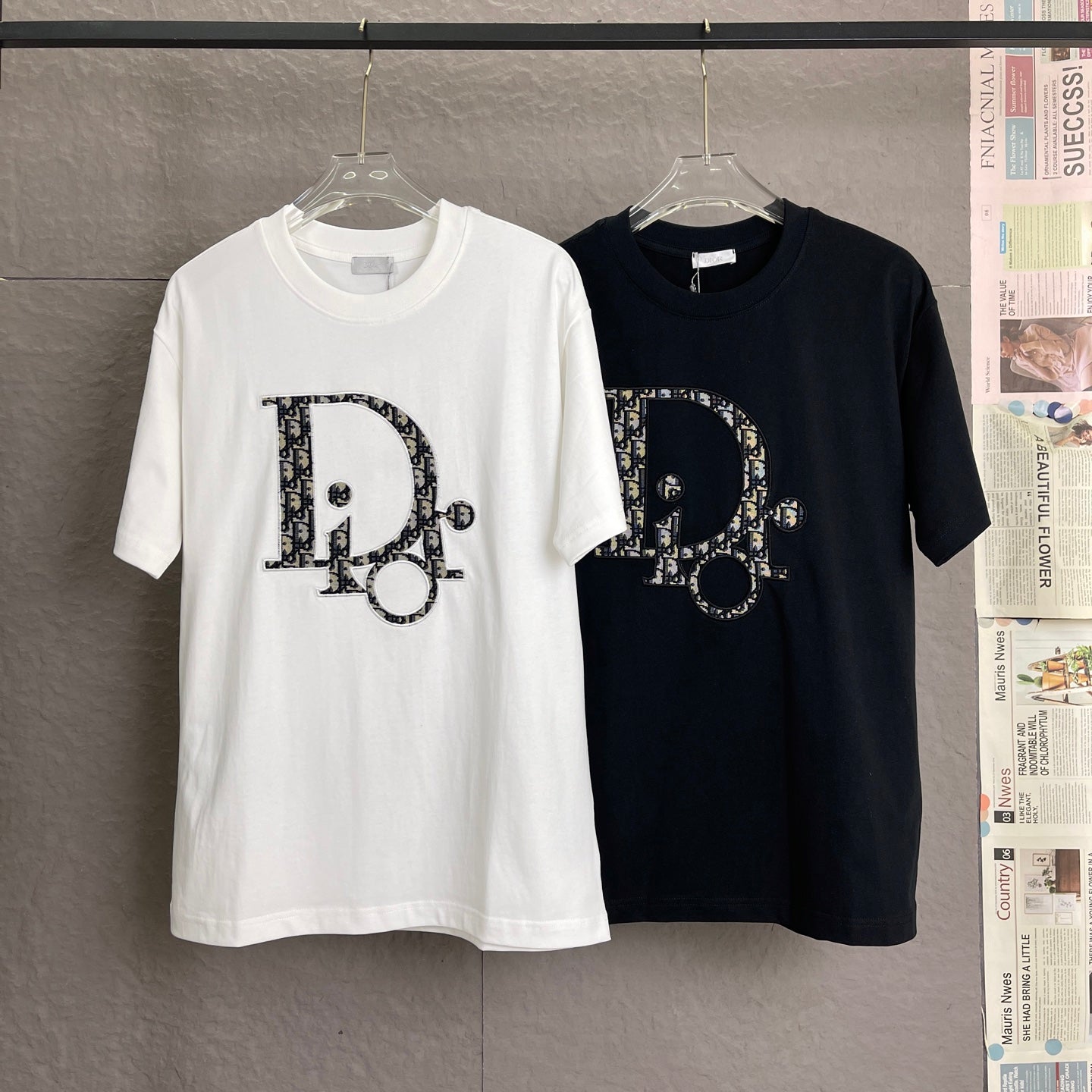 Dior Pocket Embroidery T-Shirt | 300g Premium Cotton | Unisex S–XL