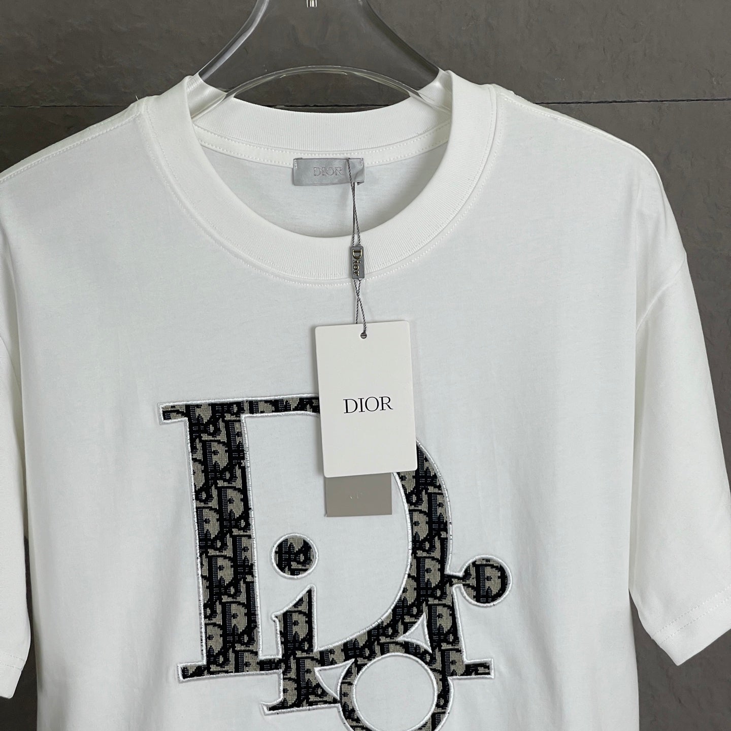 Dior Pocket Embroidery T-Shirt | 300g Premium Cotton | Unisex S–XL