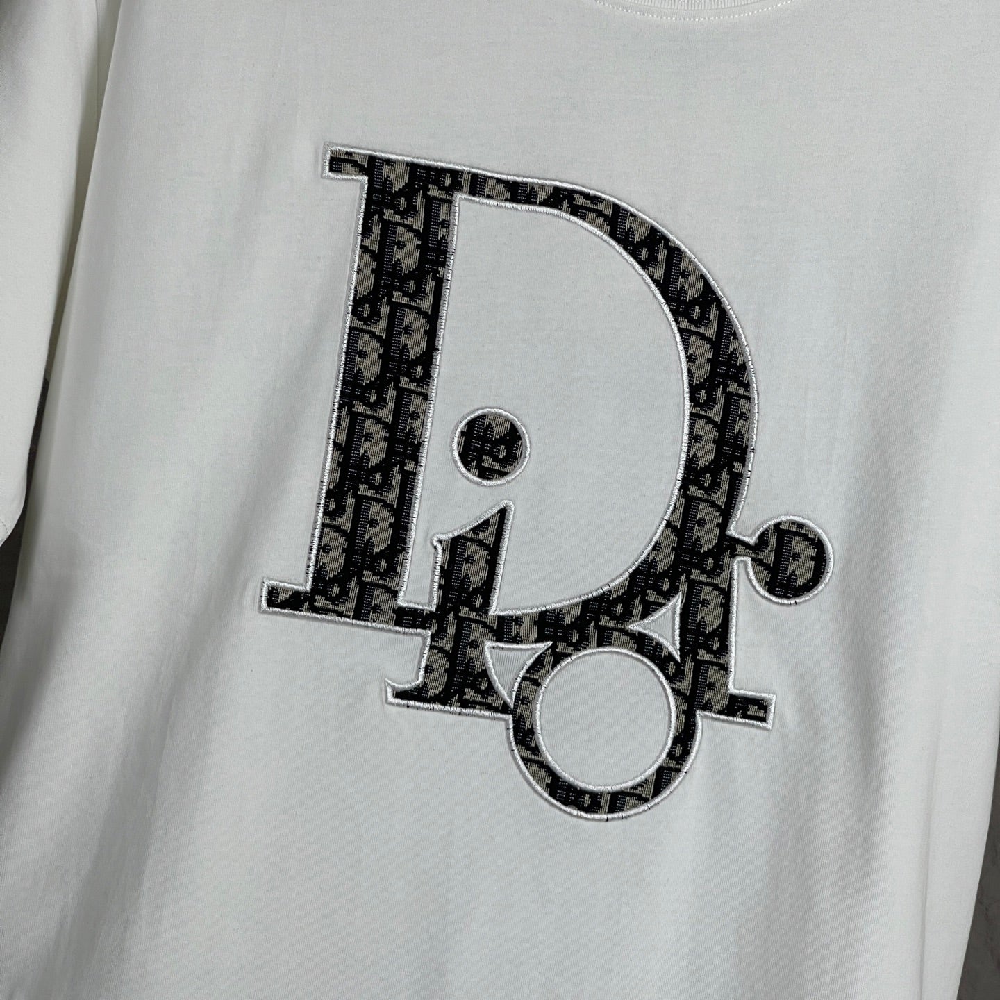 Dior Pocket Embroidery T-Shirt | 300g Premium Cotton | Unisex S–XL
