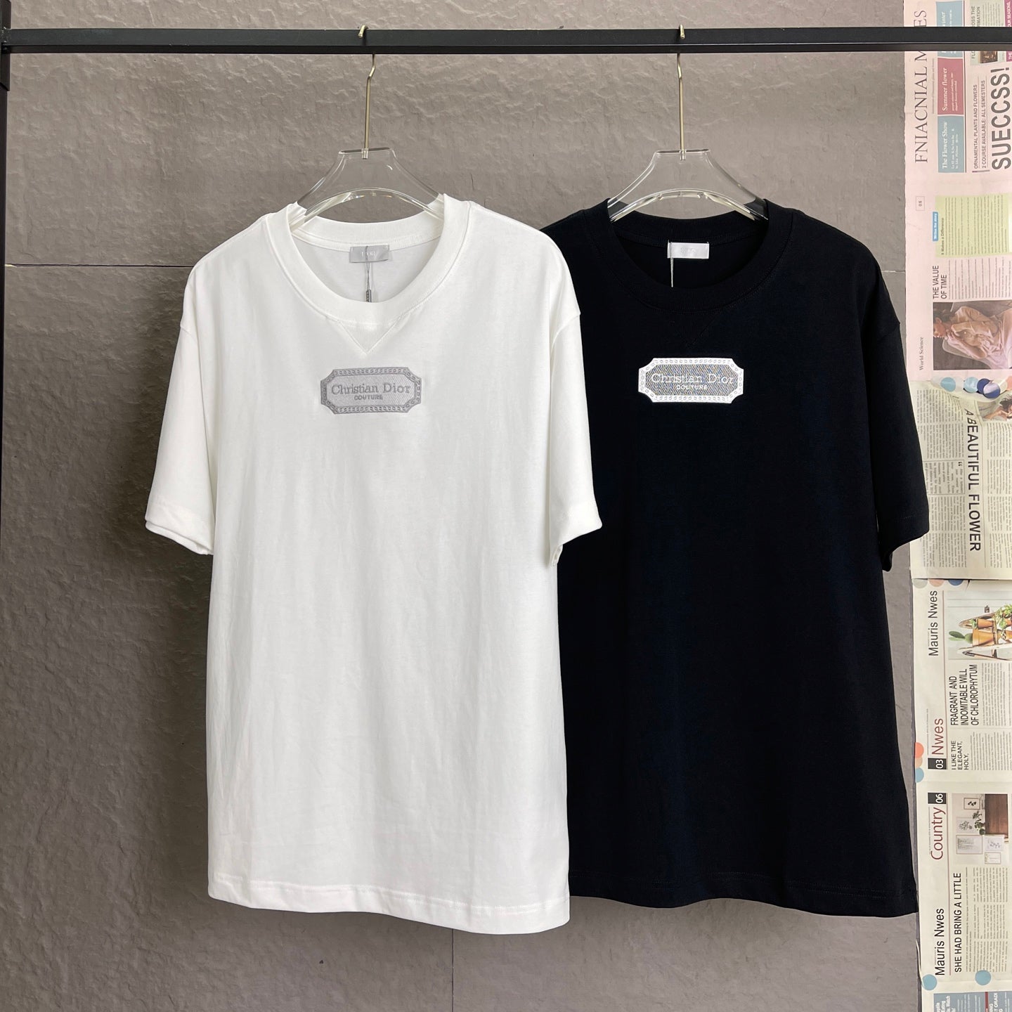 Dior Couture Blade Embroidery T-Shirt | 300g Premium Cotton | Unisex S–XL