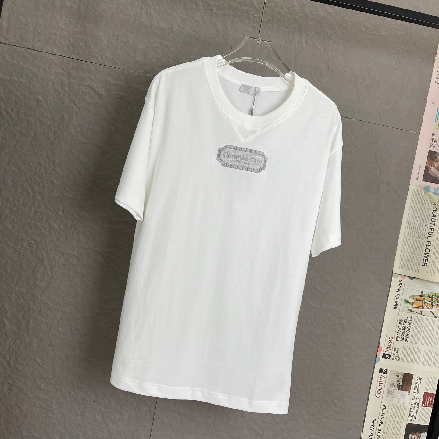 Dior Couture Blade Embroidery T-Shirt | 300g Premium Cotton | Unisex S–XL
