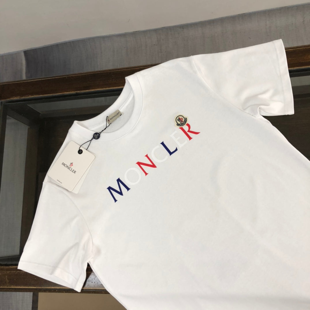 MONCLER Summer New Cotton T-Shirt Premium Custom Fabric Casual Luxury Unisex - Size S–XL