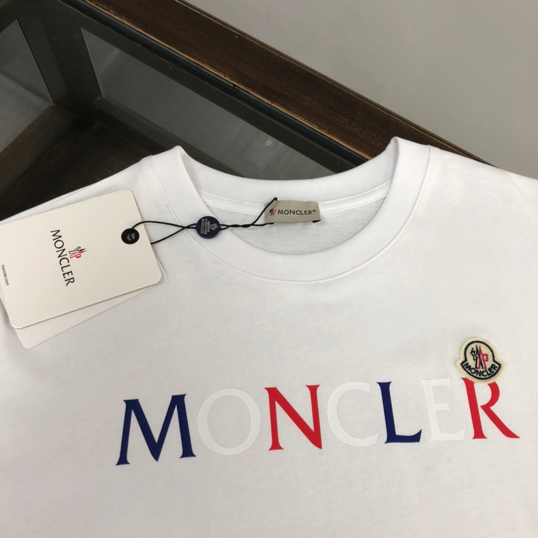 MONCLER Summer New Cotton T-Shirt Premium Custom Fabric Casual Luxury Unisex - Size S–XL