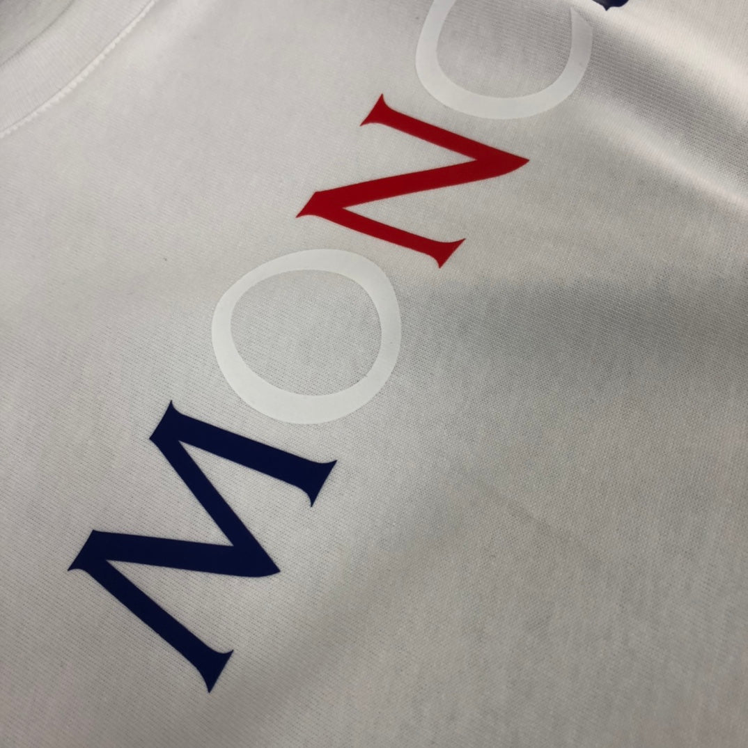 MONCLER Summer New Cotton T-Shirt Premium Custom Fabric Casual Luxury Unisex - Size S–XL
