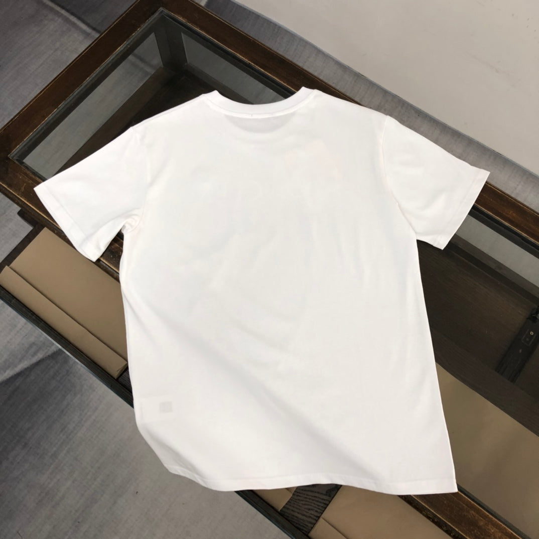 MONCLER Summer New Cotton T-Shirt Premium Custom Fabric Casual Luxury Unisex - Size S–XL