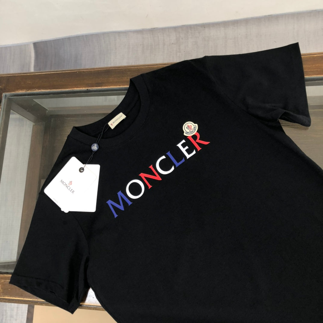 MONCLER Summer New Cotton T-Shirt Premium Custom Fabric Casual Luxury Unisex - Size S–XL