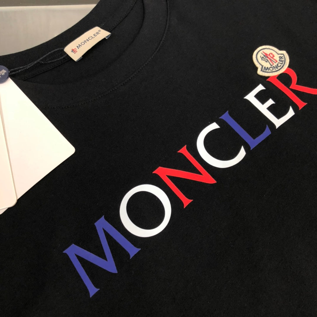 MONCLER Summer New Cotton T-Shirt Premium Custom Fabric Casual Luxury Unisex - Size S–XL