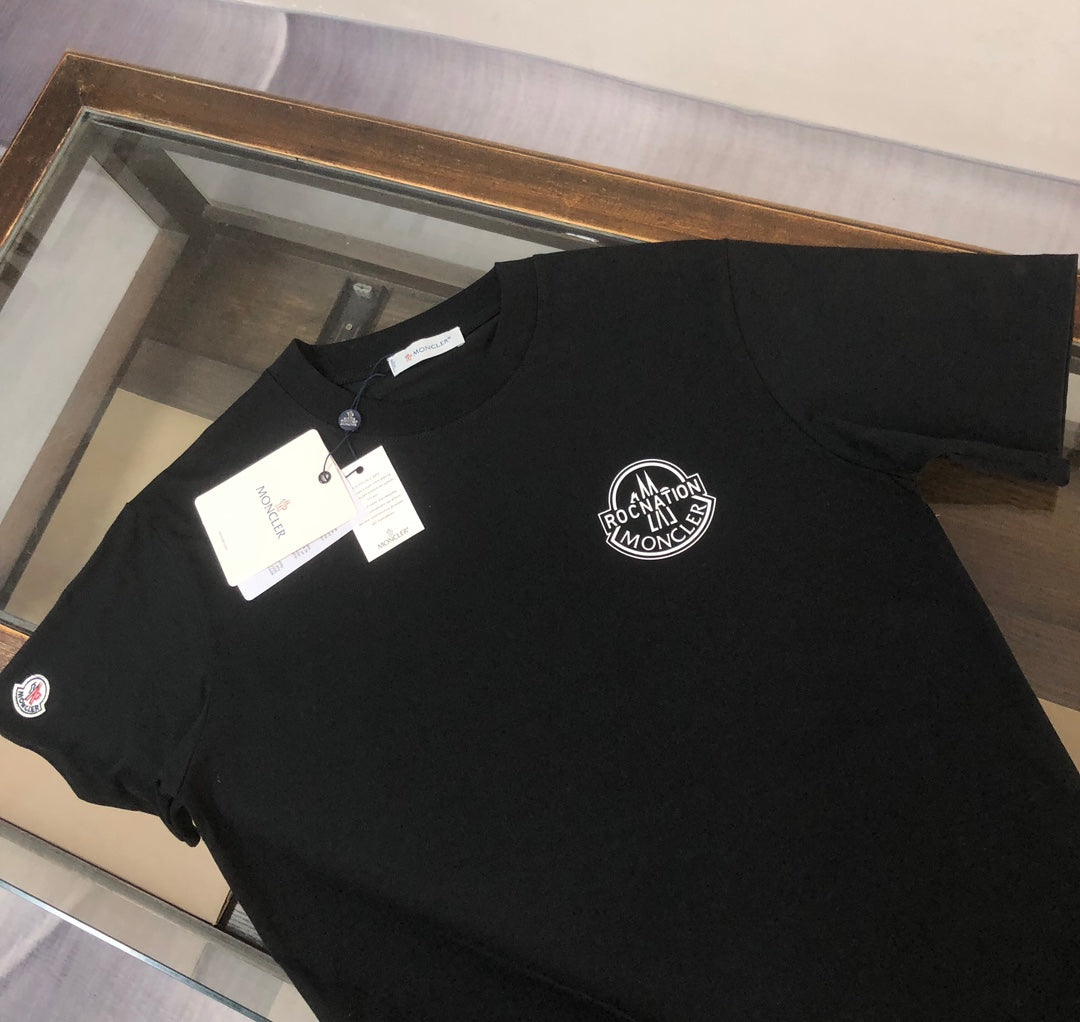 MONCLER 2025 Summer 3D Logo Print T-Shirt Premium Cotton Oversized Unisex - Size S–XL