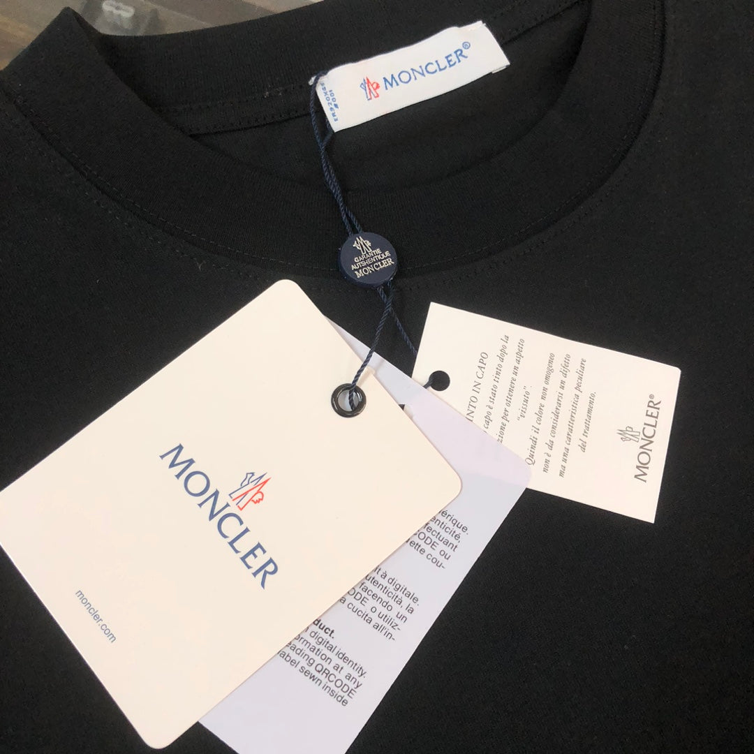 MONCLER 2025 Summer 3D Logo Print T-Shirt Premium Cotton Oversized Unisex - Size S–XL