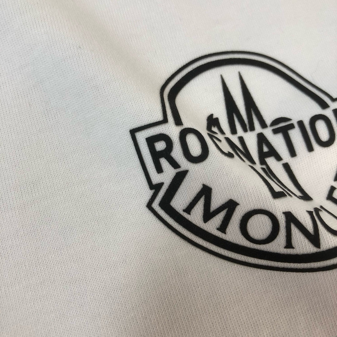 MONCLER 2025 Summer 3D Logo Print T-Shirt Premium Cotton Oversized Unisex - Size S–XL
