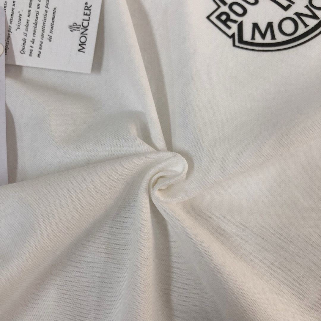 MONCLER 2025 Summer 3D Logo Print T-Shirt Premium Cotton Oversized Unisex - Size S–XL