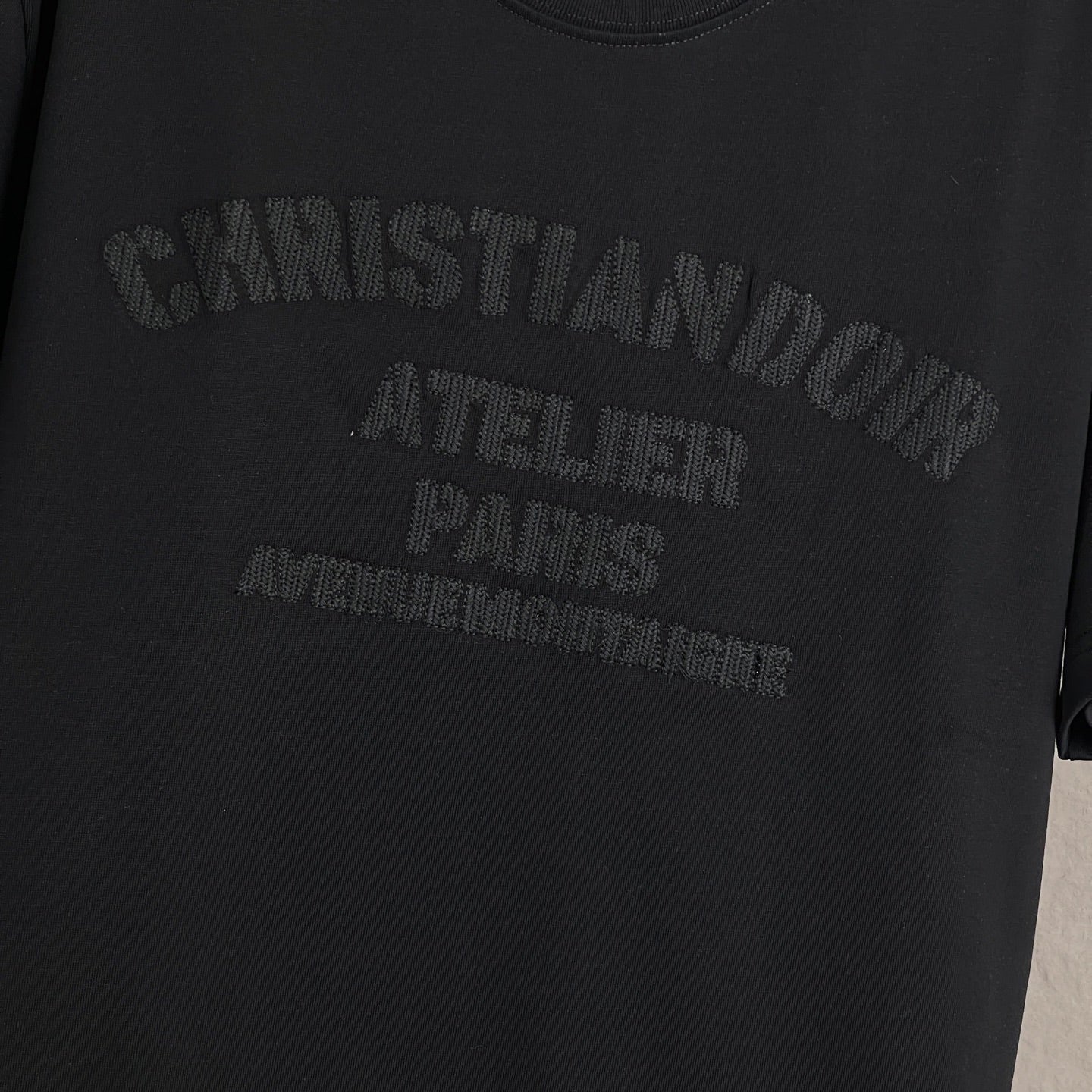 Dior Elevated Embroidery T-Shirt | 280g Premium Cotton | Unisex XS–L