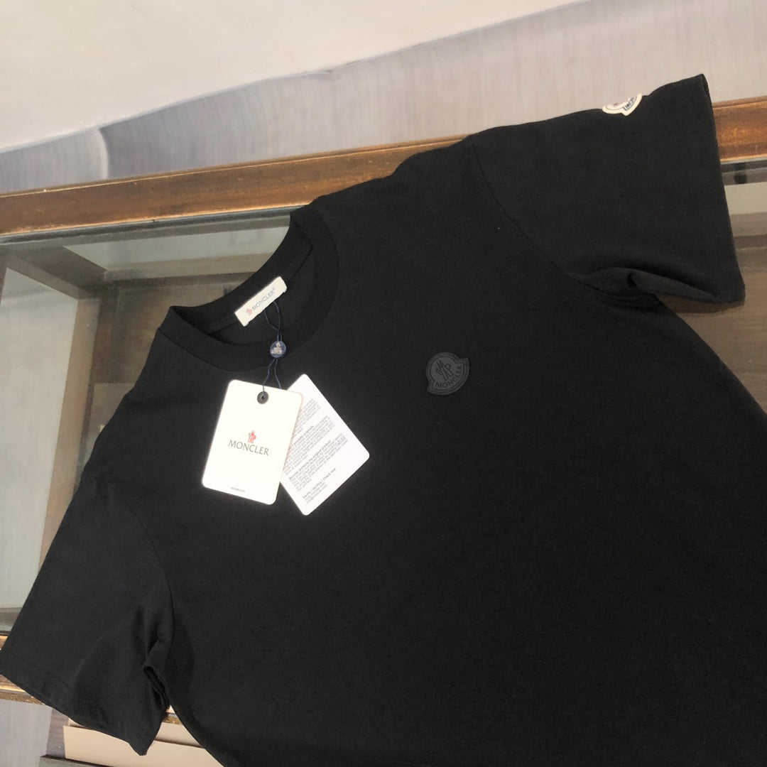 MONCLER New Couple’s Logo T-Shirt Premium Custom Cotton Slim Fit Unisex - Size S–XL